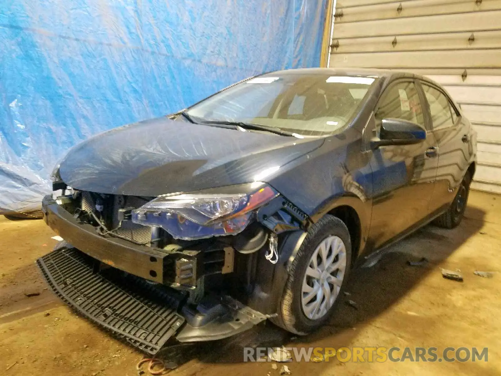 2 Photograph of a damaged car 5YFBURHE5KP897634 TOYOTA COROLLA 2019