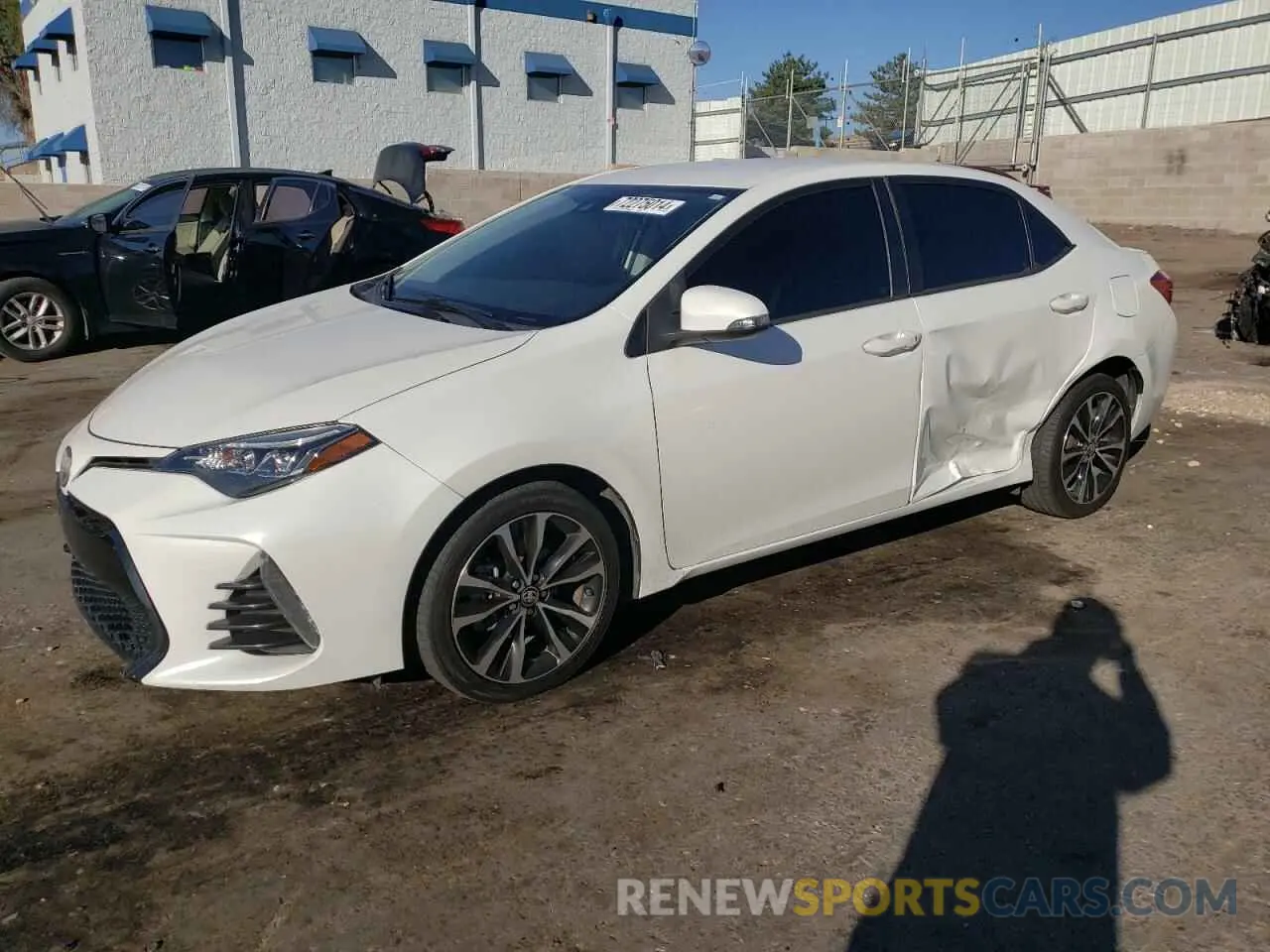 1 Фотография поврежденного автомобиля 5YFBURHE5KP900791 TOYOTA COROLLA 2019