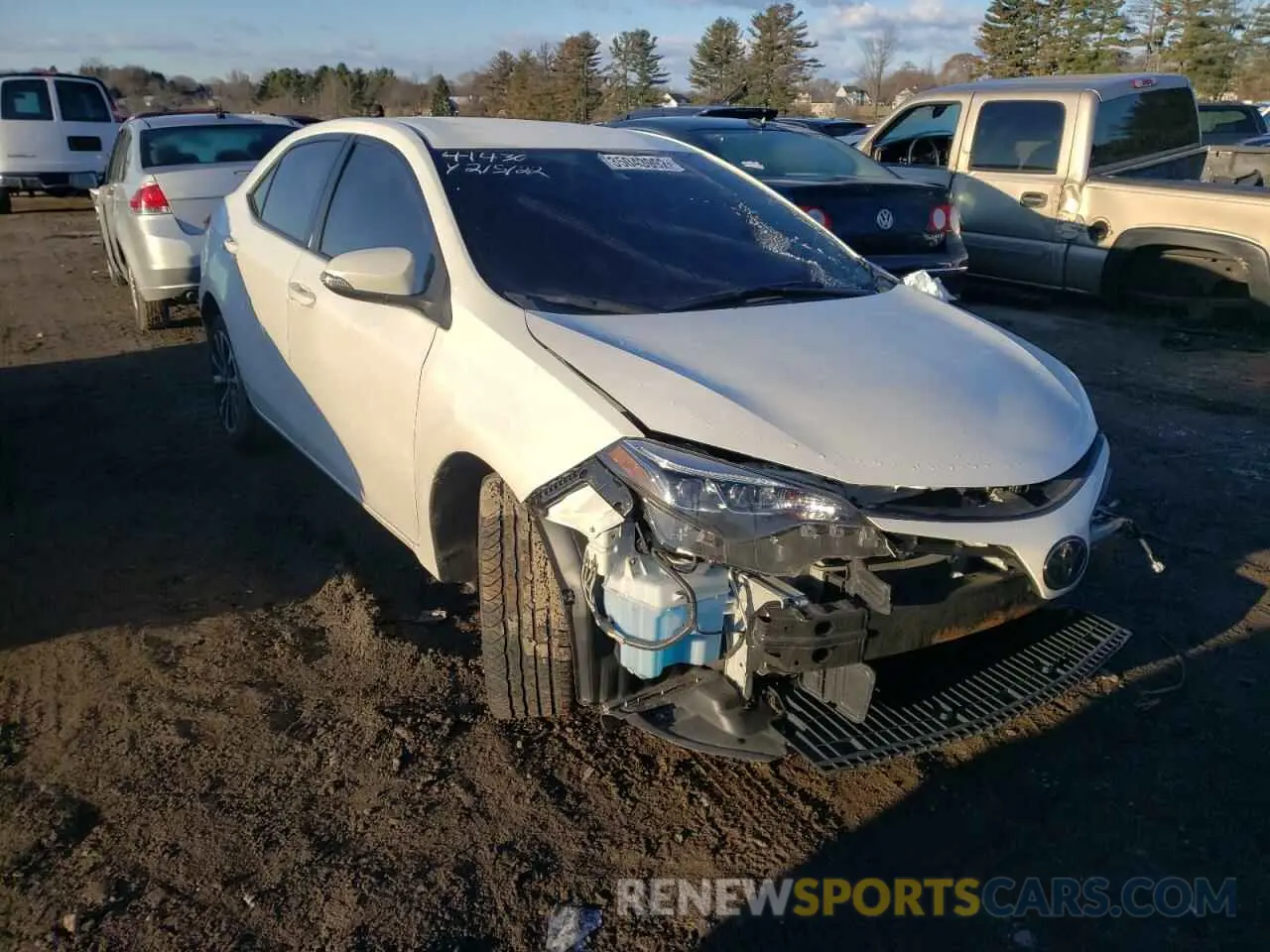 1 Photograph of a damaged car 5YFBURHE5KP904758 TOYOTA COROLLA 2019