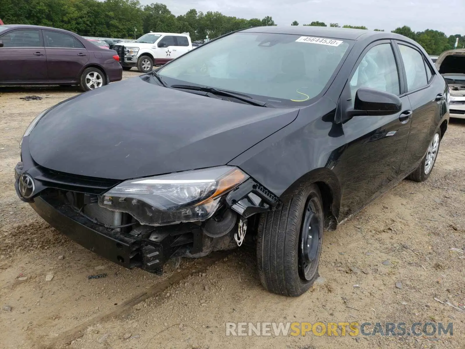 2 Photograph of a damaged car 5YFBURHE5KP904890 TOYOTA COROLLA 2019
