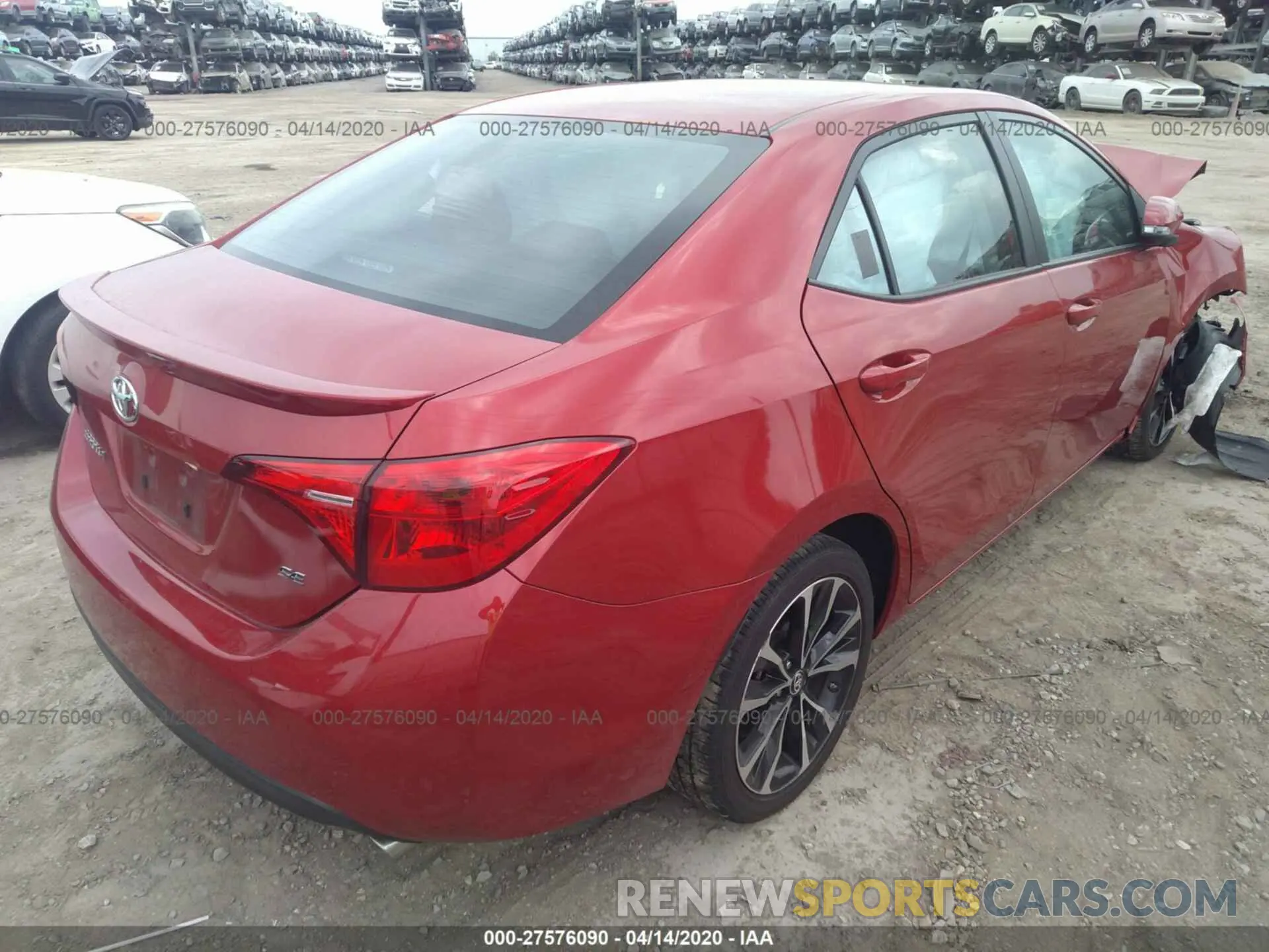 4 Photograph of a damaged car 5YFBURHE5KP908048 TOYOTA COROLLA 2019