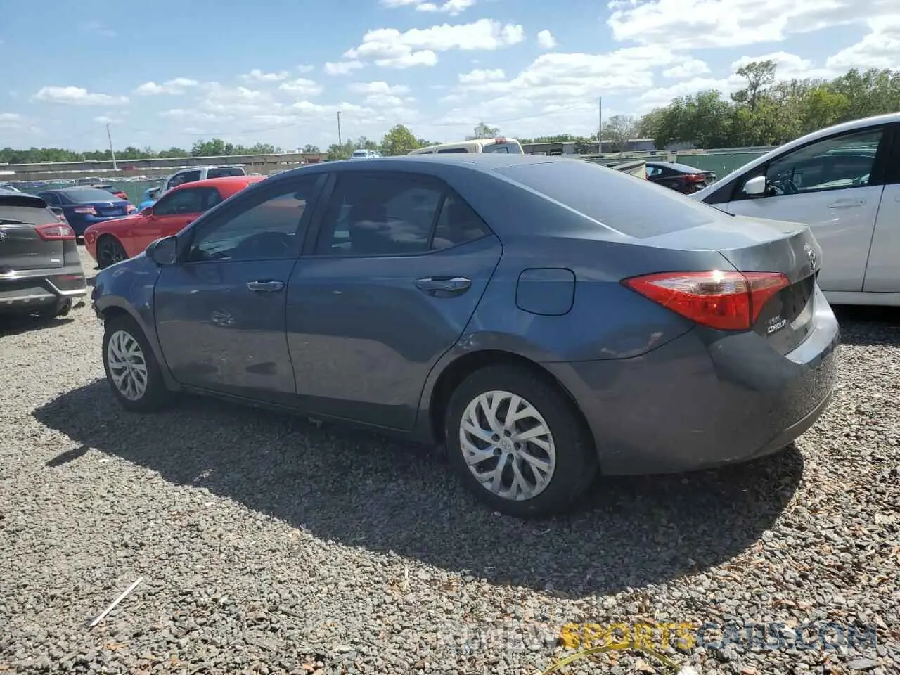 2 Photograph of a damaged car 5YFBURHE5KP912486 TOYOTA COROLLA 2019