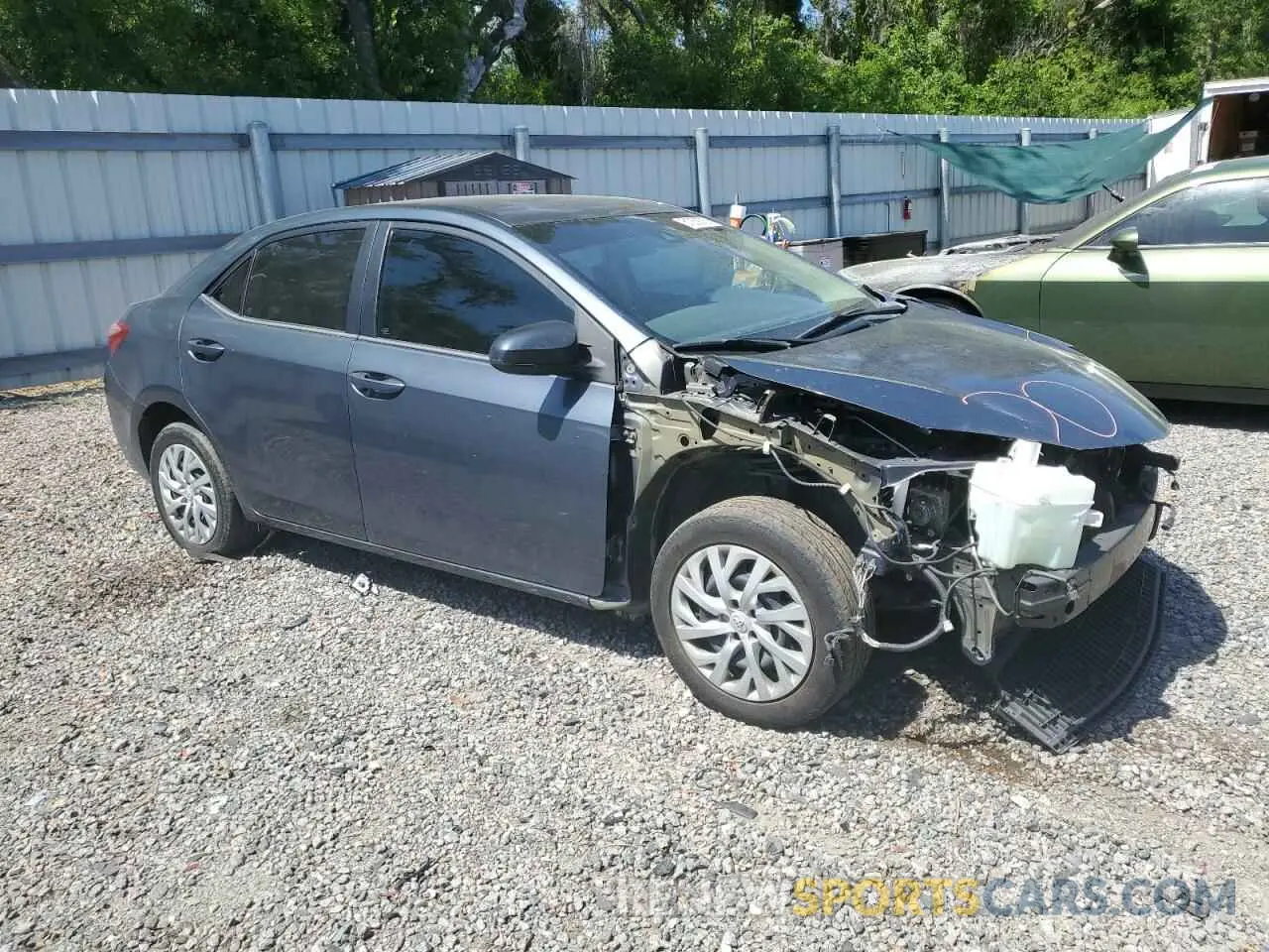 4 Photograph of a damaged car 5YFBURHE5KP912486 TOYOTA COROLLA 2019