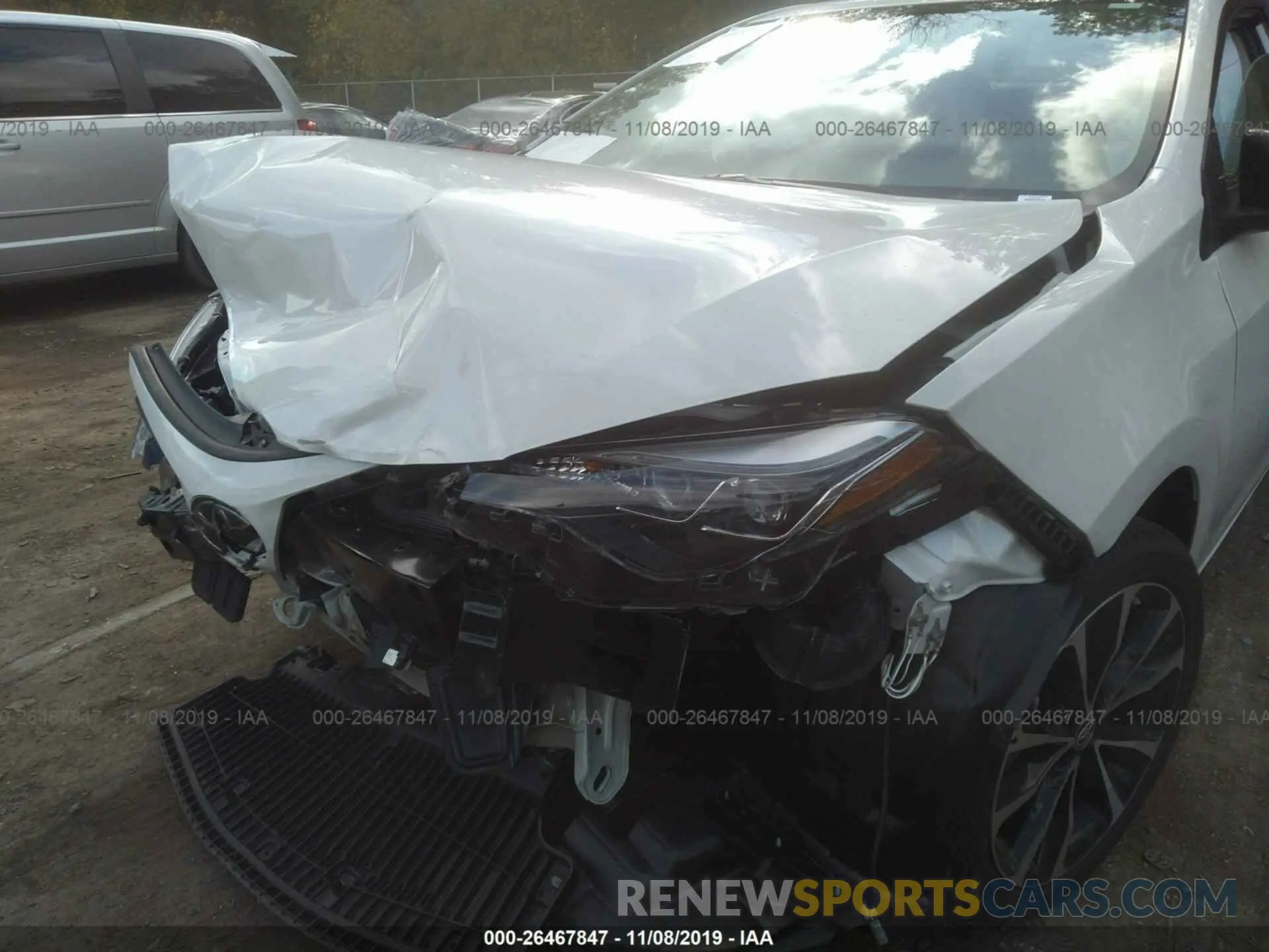 6 Photograph of a damaged car 5YFBURHE5KP912908 TOYOTA COROLLA 2019