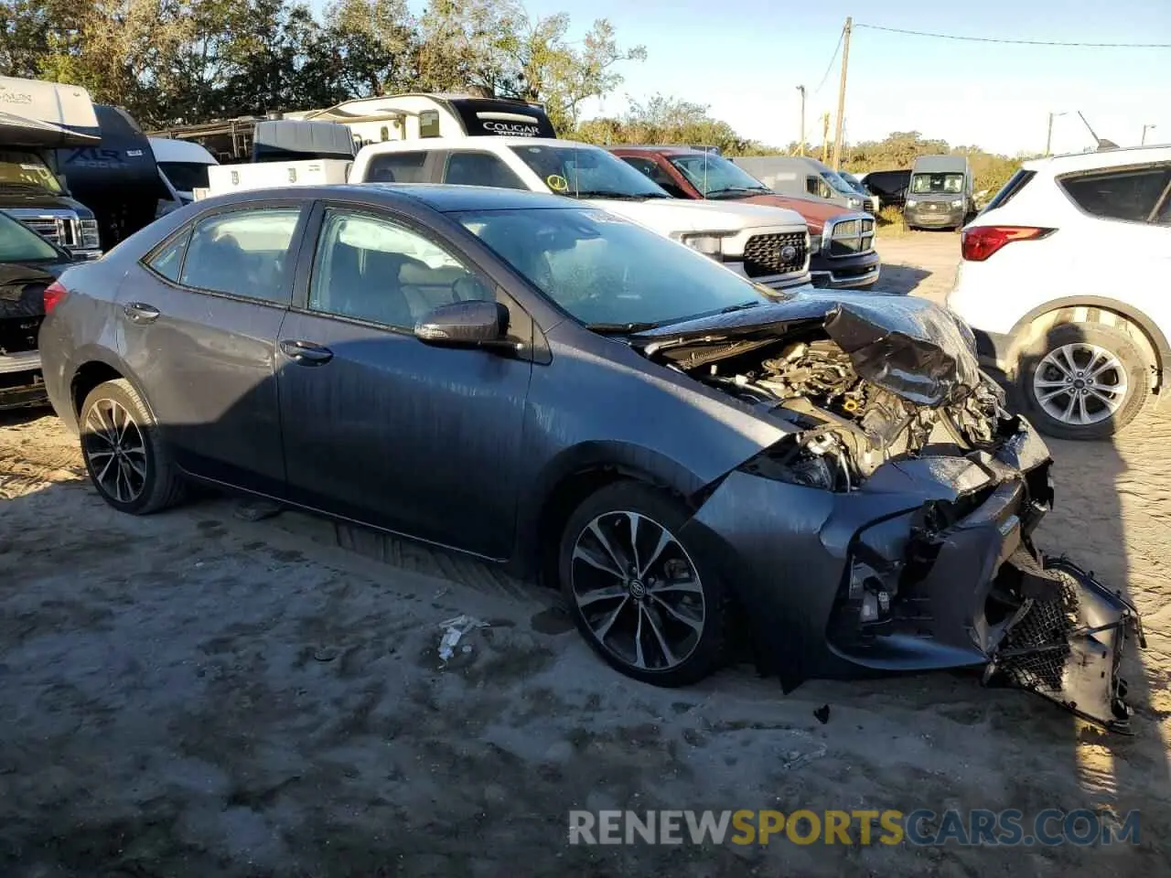 4 Photograph of a damaged car 5YFBURHE5KP916778 TOYOTA COROLLA 2019