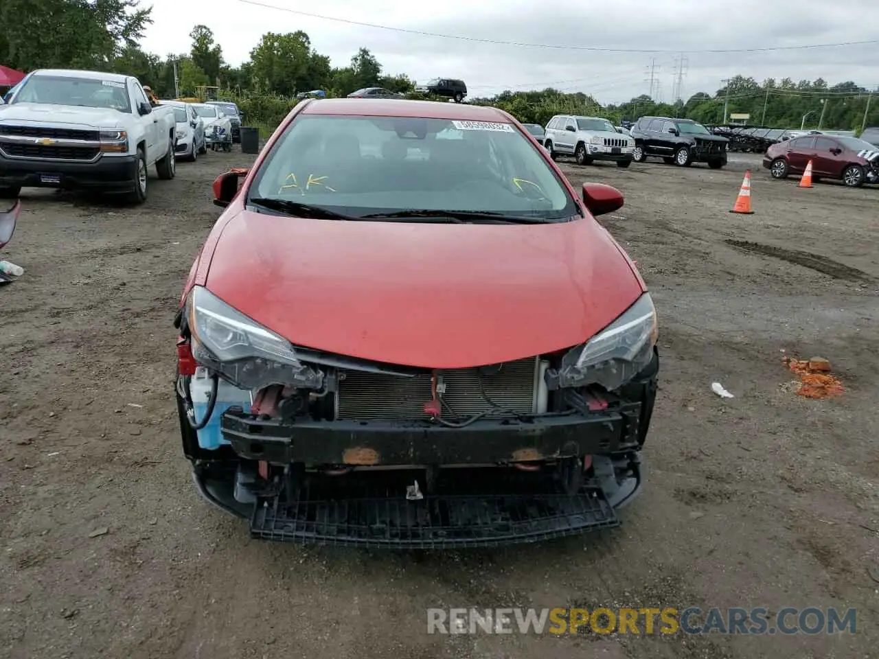 9 Photograph of a damaged car 5YFBURHE5KP917011 TOYOTA COROLLA 2019