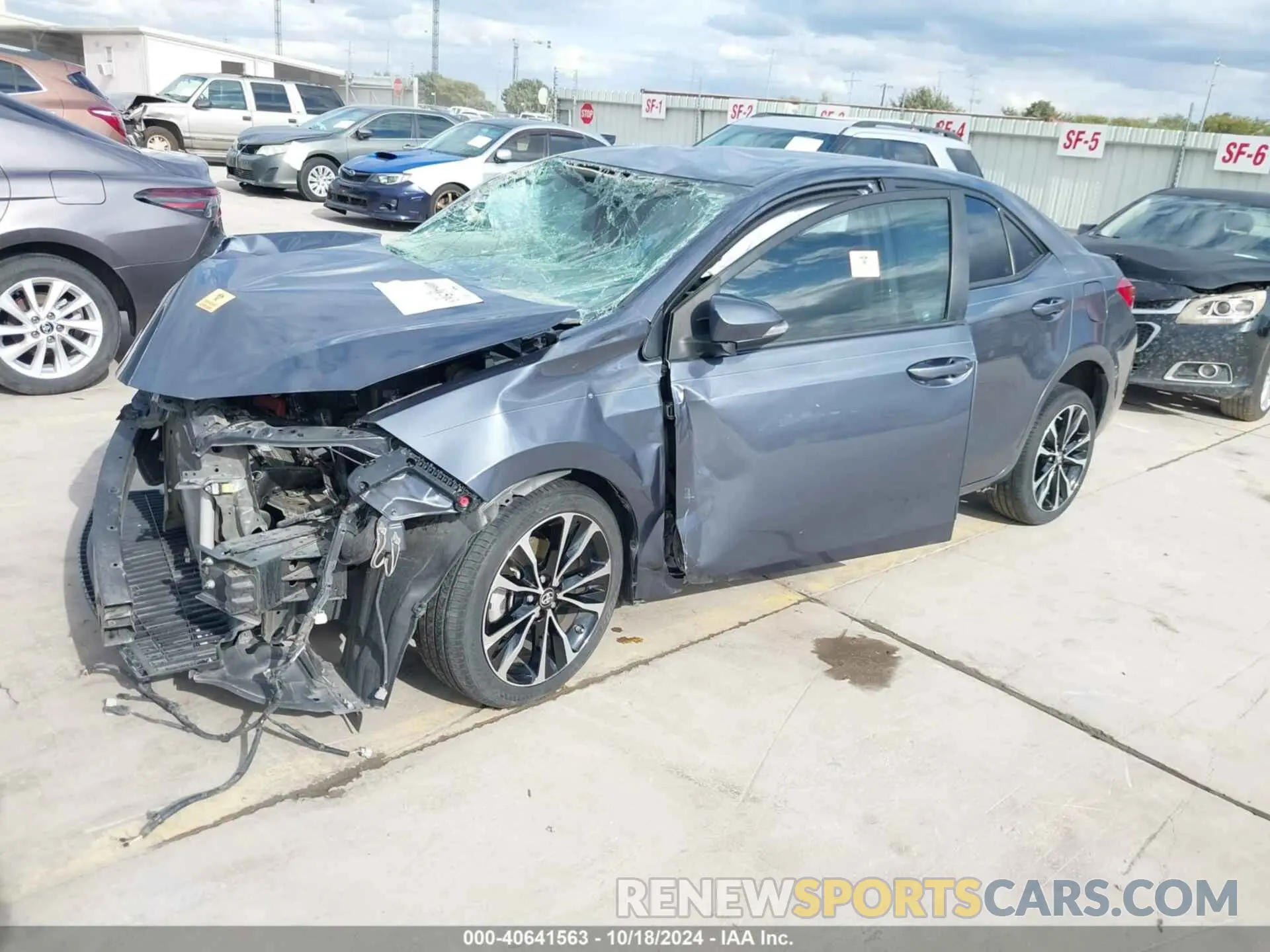 2 Photograph of a damaged car 5YFBURHE5KP919647 TOYOTA COROLLA 2019