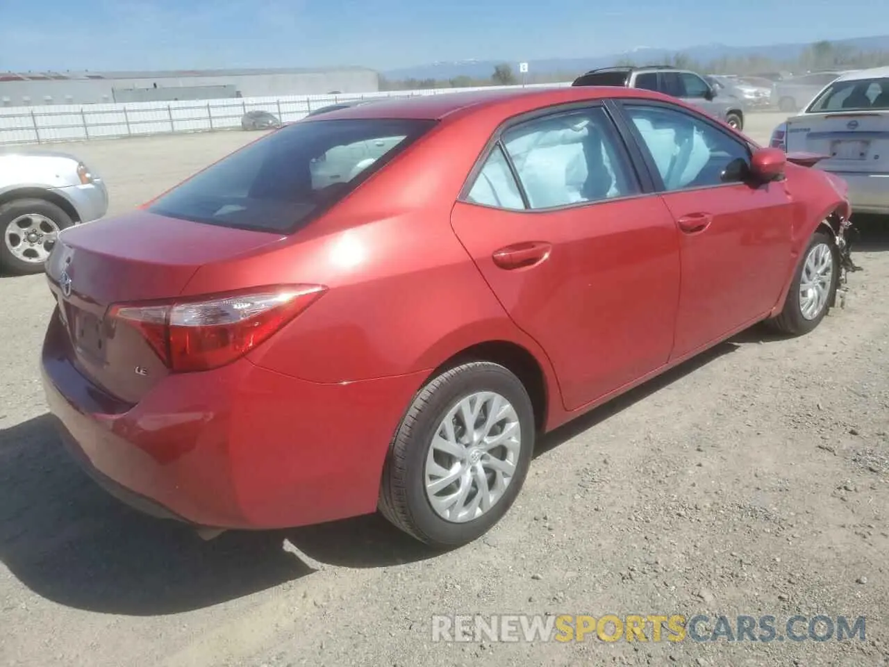 3 Фотография поврежденного автомобиля 5YFBURHE5KP927134 TOYOTA COROLLA 2019