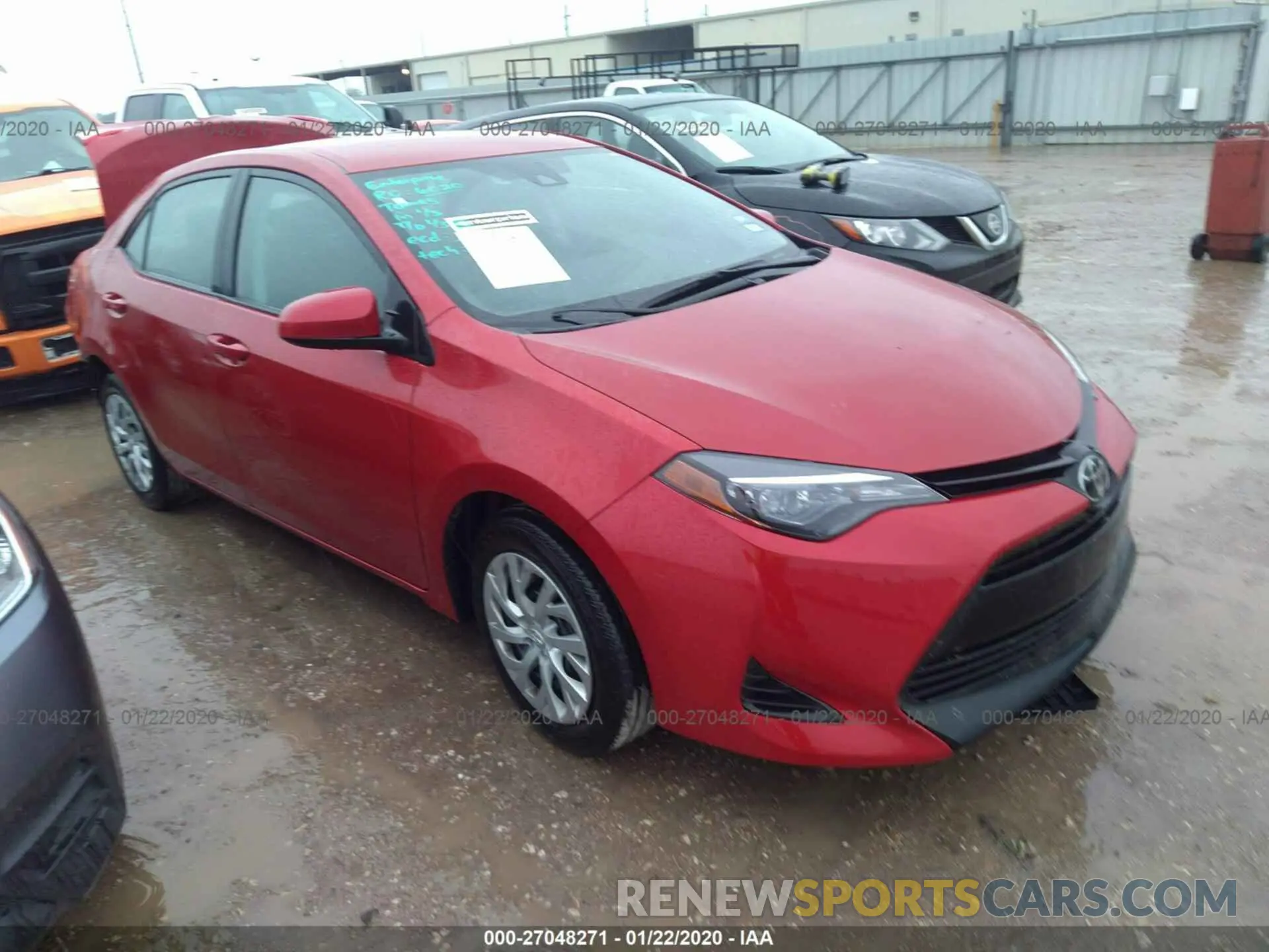 1 Photograph of a damaged car 5YFBURHE5KP940224 TOYOTA COROLLA 2019