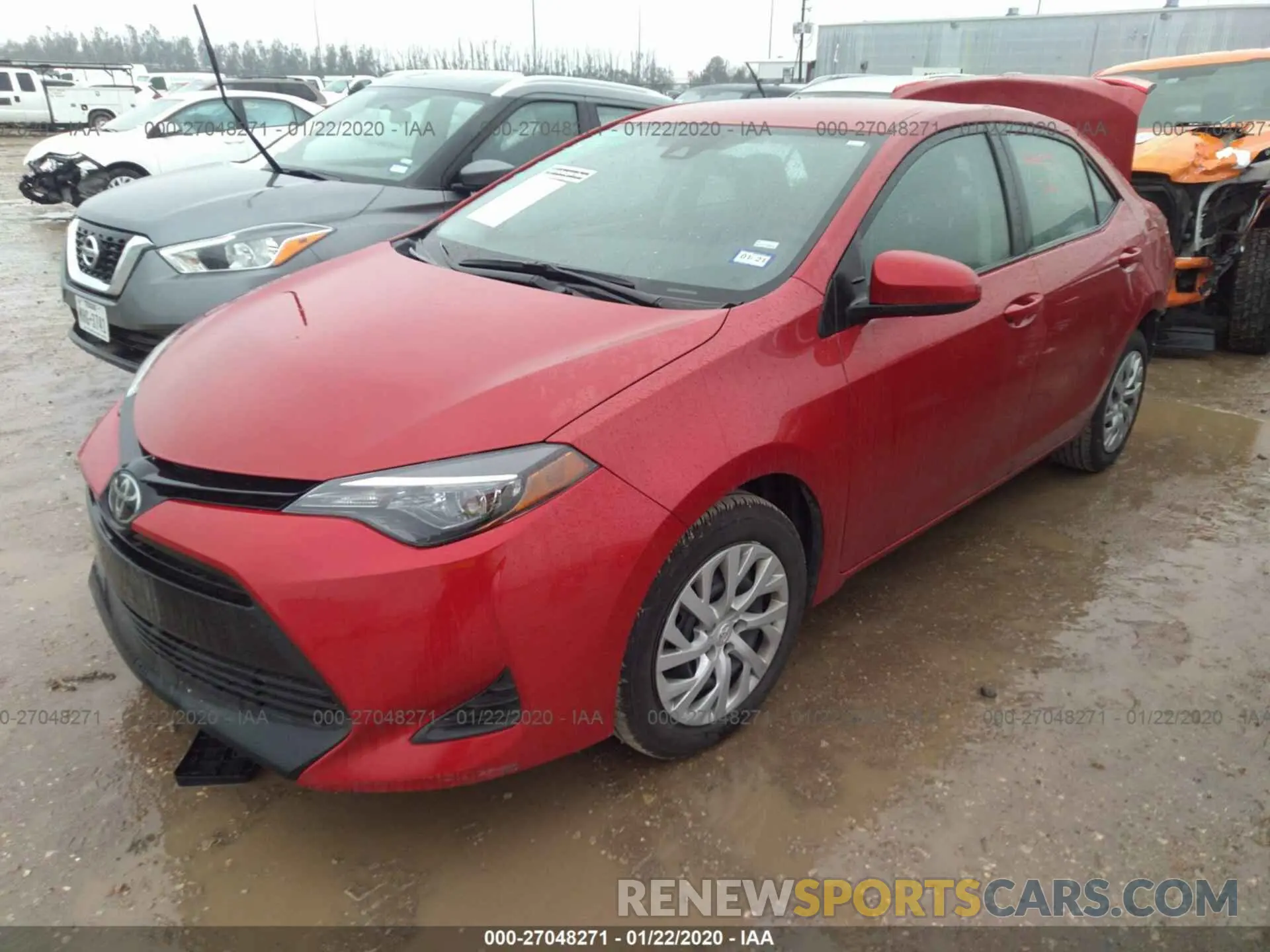 2 Photograph of a damaged car 5YFBURHE5KP940224 TOYOTA COROLLA 2019