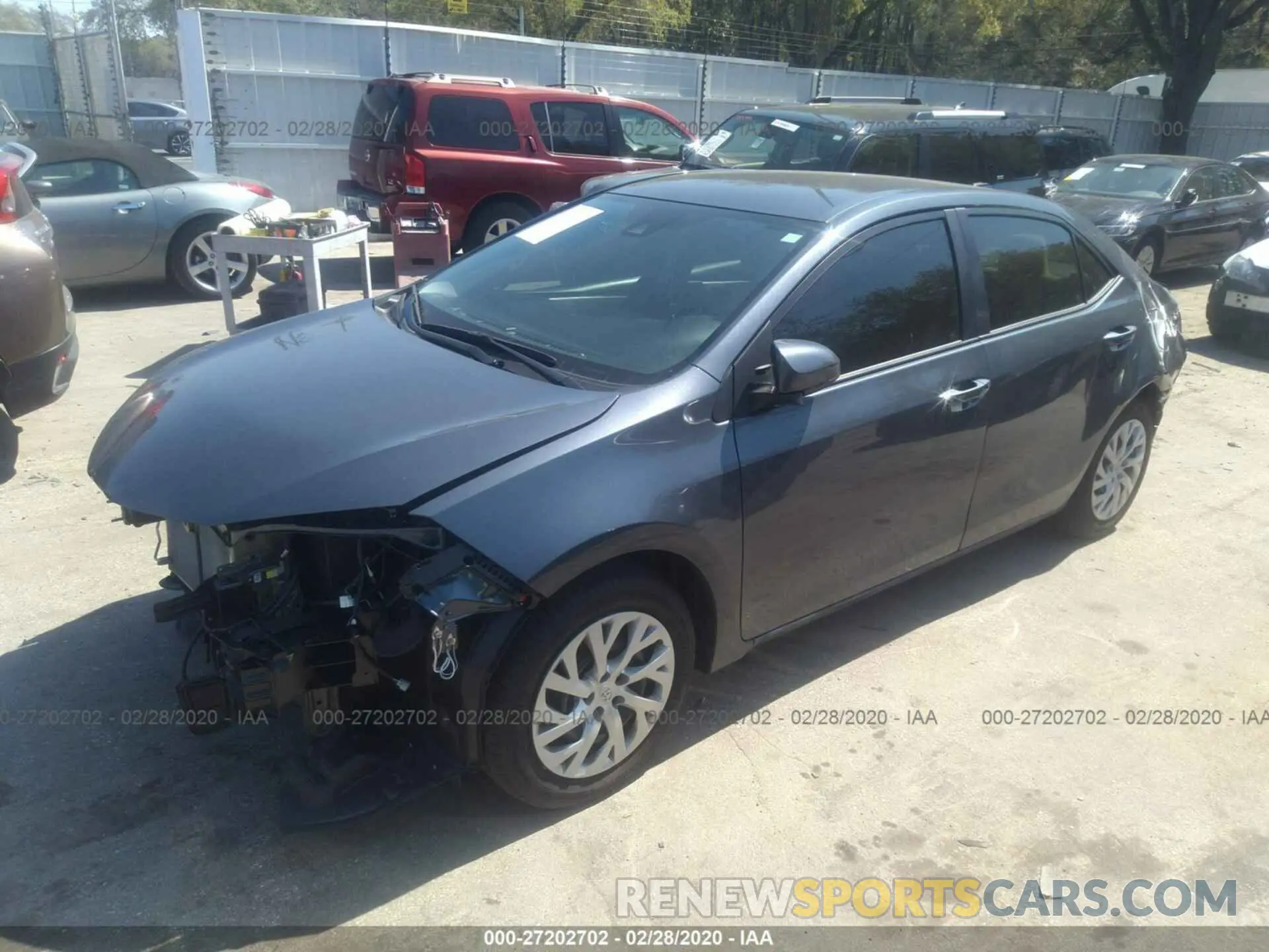 2 Photograph of a damaged car 5YFBURHE5KP945746 TOYOTA COROLLA 2019