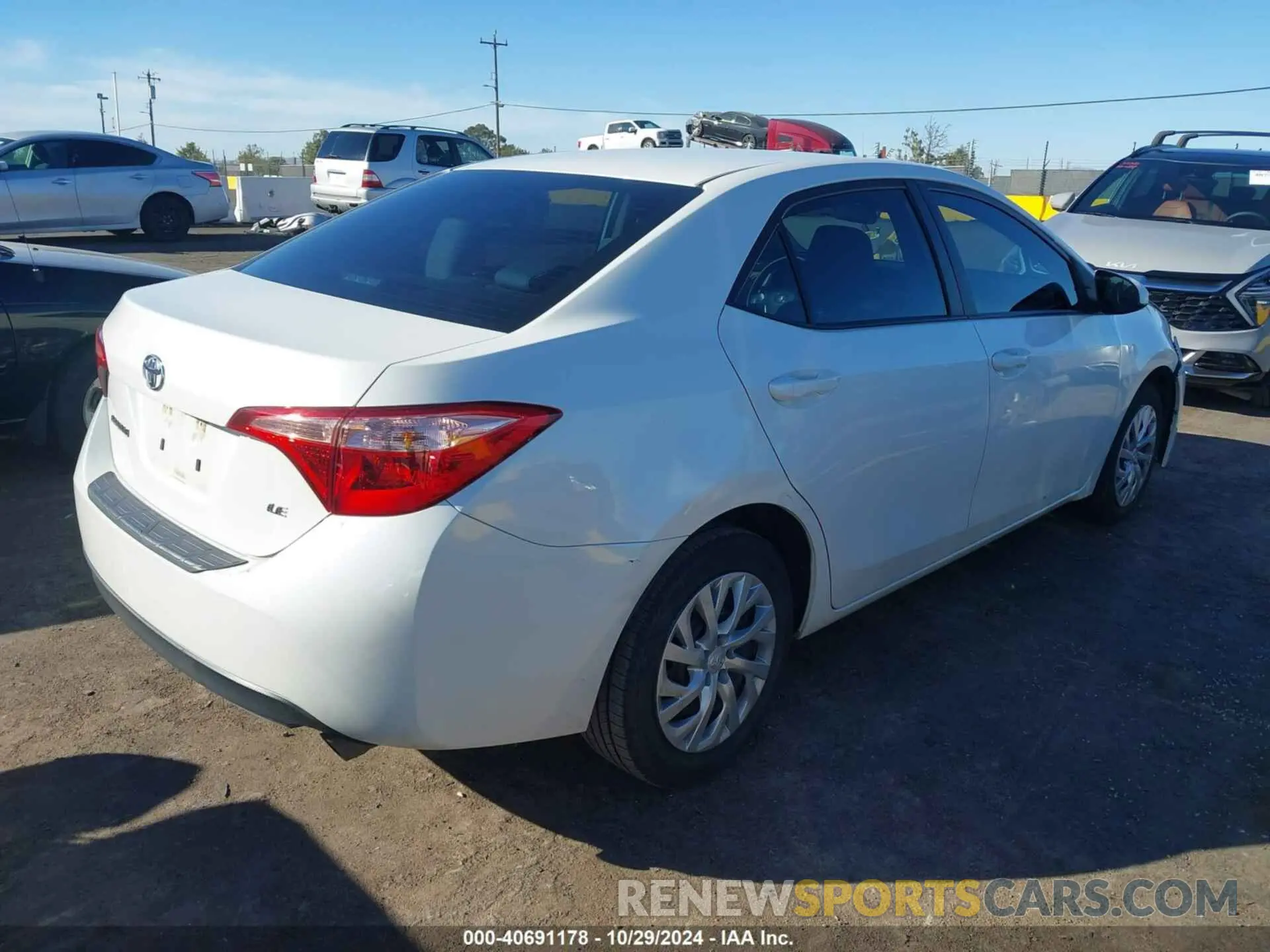 4 Фотография поврежденного автомобиля 5YFBURHE5KP946167 TOYOTA COROLLA 2019