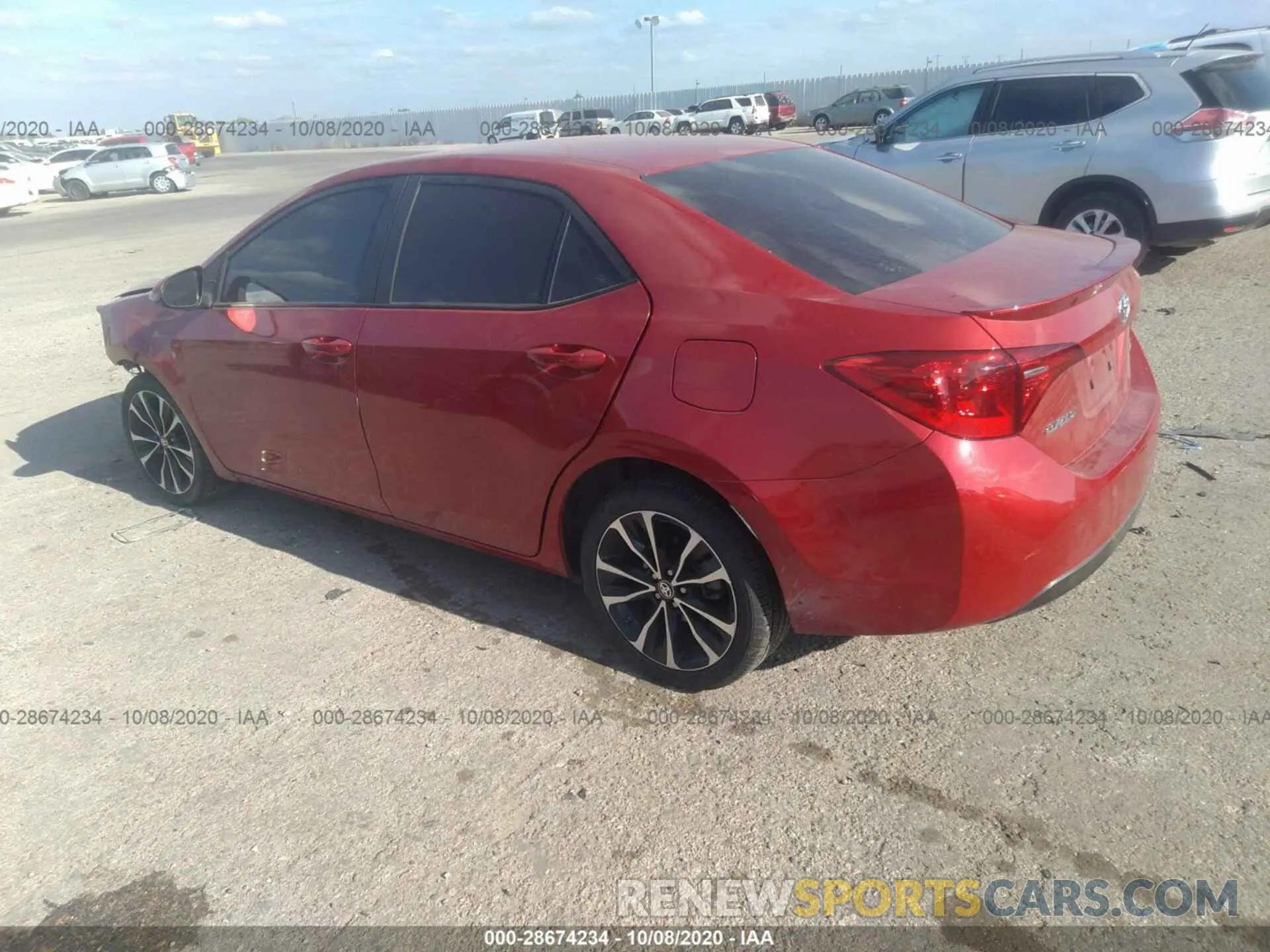 3 Photograph of a damaged car 5YFBURHE5KP949280 TOYOTA COROLLA 2019