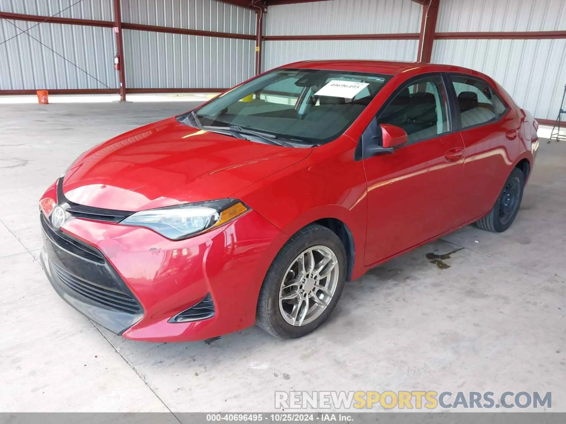 2 Фотография поврежденного автомобиля 5YFBURHE6KP856641 TOYOTA COROLLA 2019