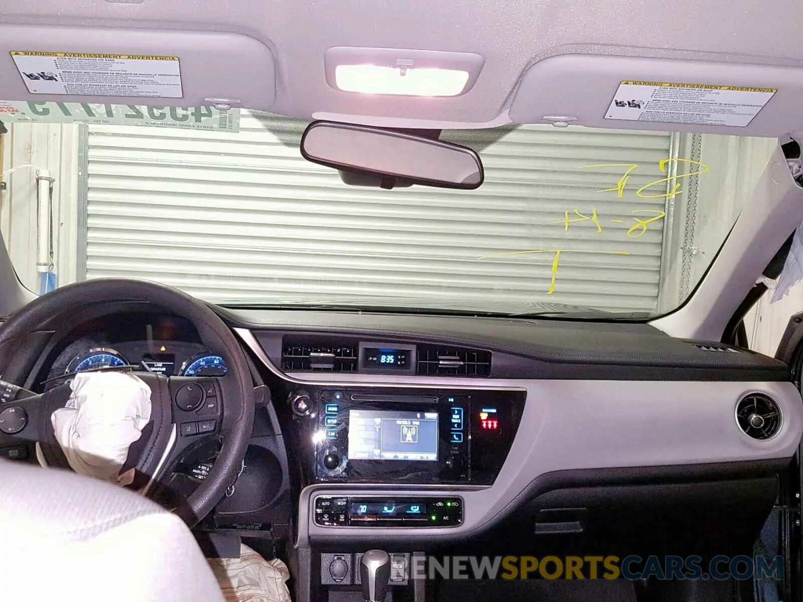 9 Photograph of a damaged car 5YFBURHE6KP864108 TOYOTA COROLLA 2019