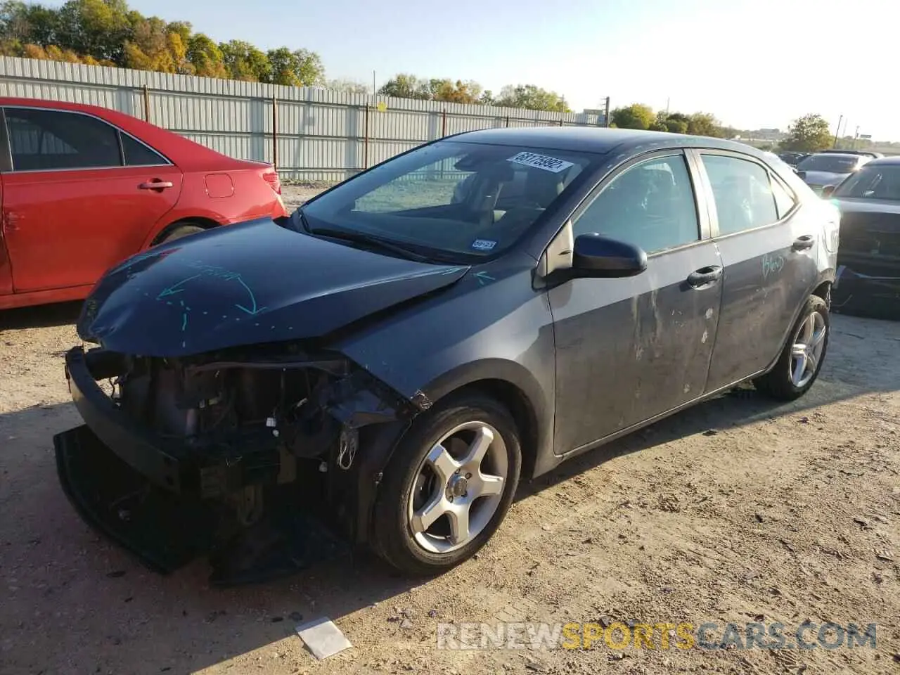1 Photograph of a damaged car 5YFBURHE6KP865579 TOYOTA COROLLA 2019