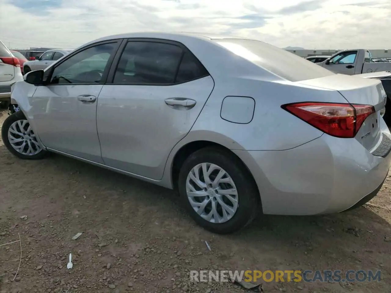 2 Photograph of a damaged car 5YFBURHE6KP866604 TOYOTA COROLLA 2019