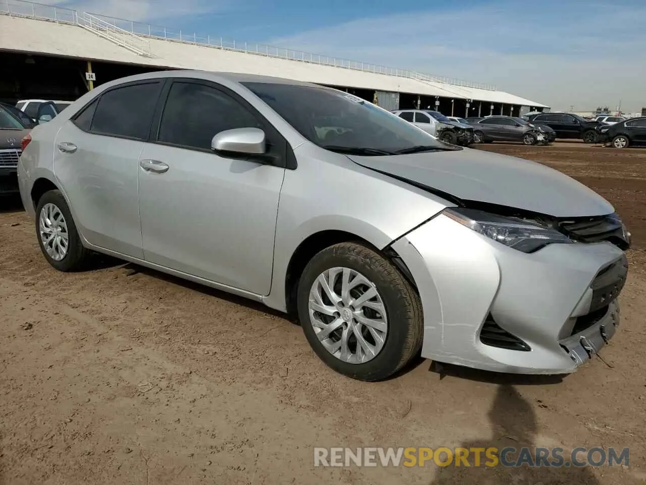 4 Photograph of a damaged car 5YFBURHE6KP866604 TOYOTA COROLLA 2019