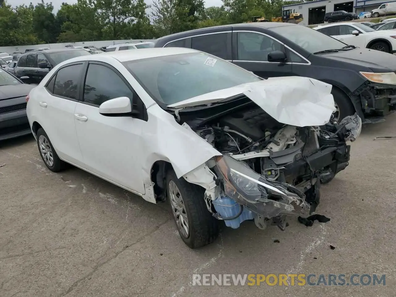 4 Photograph of a damaged car 5YFBURHE6KP872662 TOYOTA COROLLA 2019