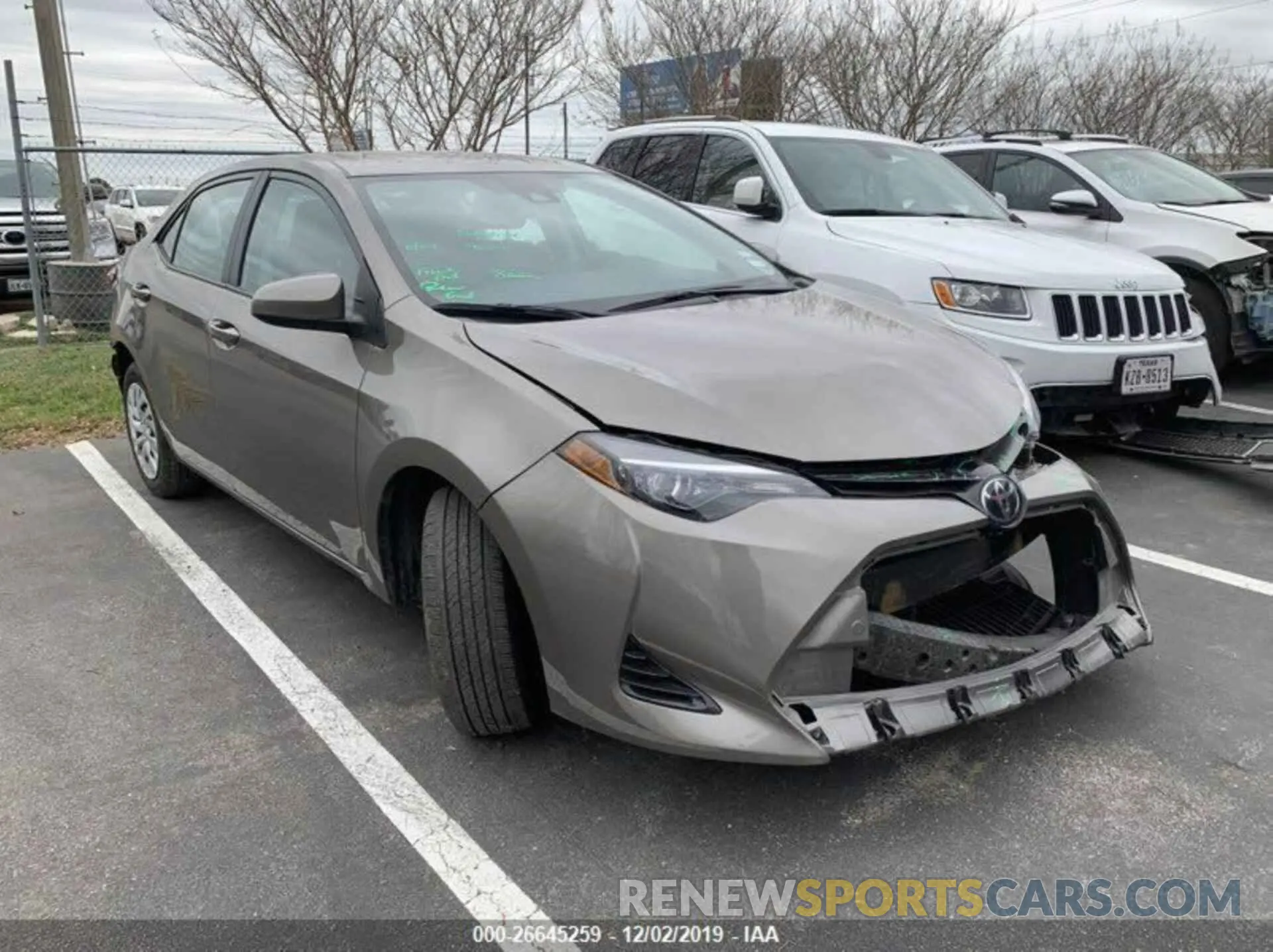 6 Photograph of a damaged car 5YFBURHE6KP877554 TOYOTA COROLLA 2019