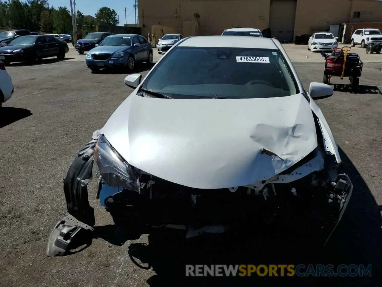 5 Photograph of a damaged car 5YFBURHE6KP889431 TOYOTA COROLLA 2019