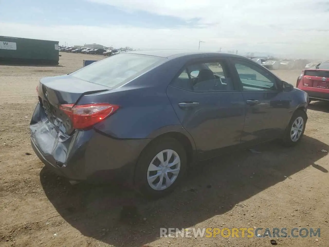 3 Photograph of a damaged car 5YFBURHE6KP889459 TOYOTA COROLLA 2019