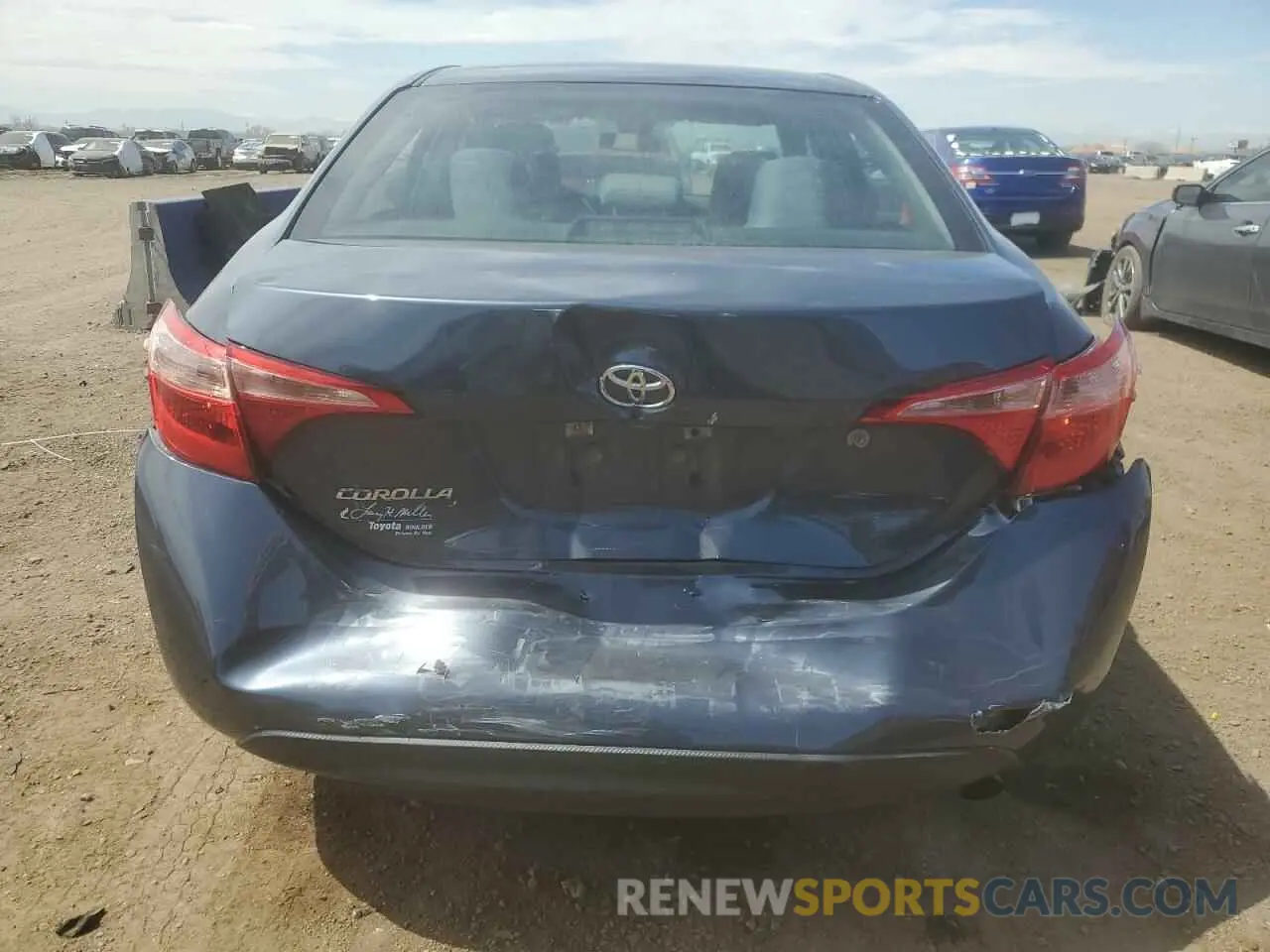 6 Photograph of a damaged car 5YFBURHE6KP889459 TOYOTA COROLLA 2019