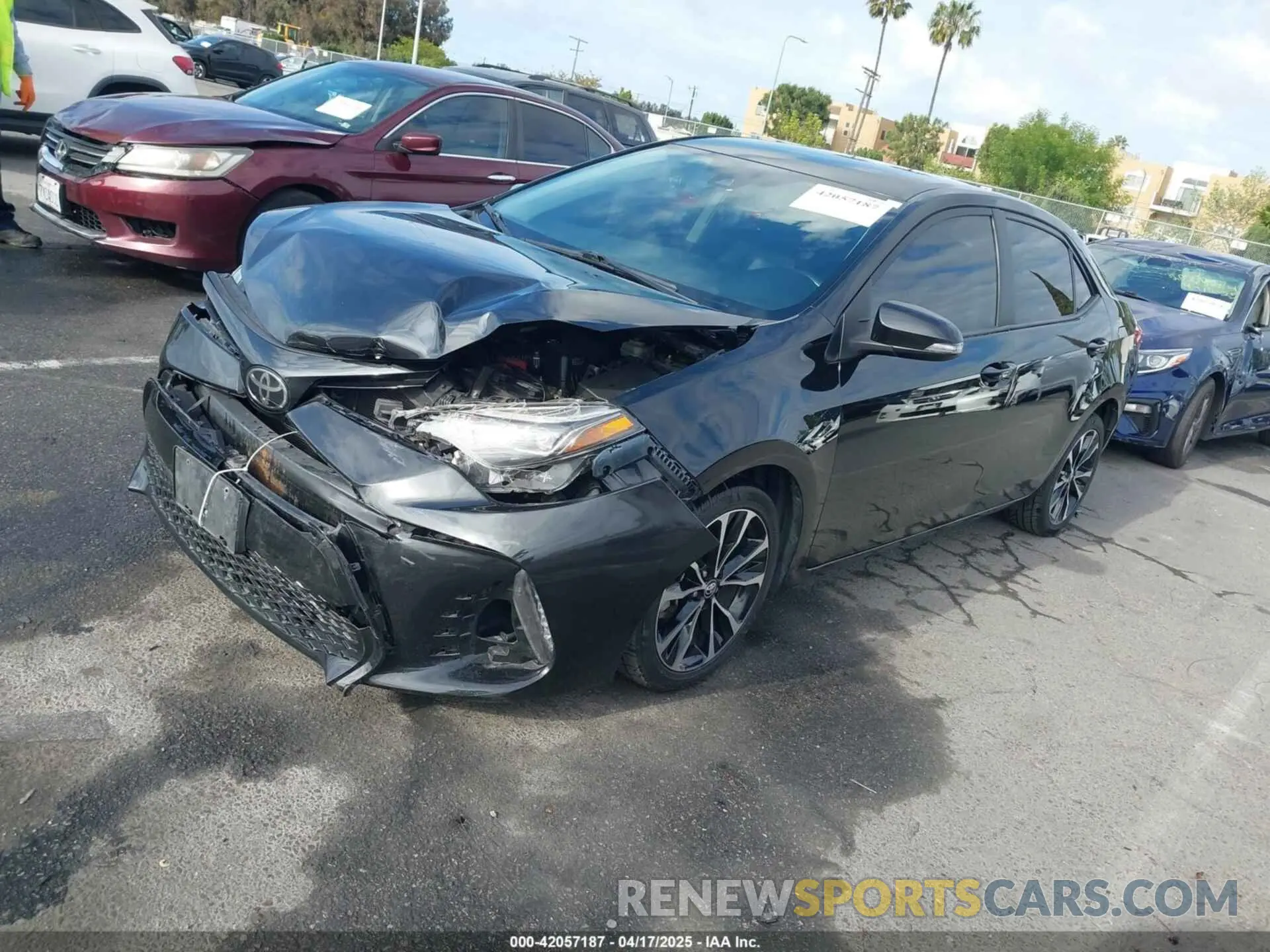 2 Фотография поврежденного автомобиля 5YFBURHE6KP892992 TOYOTA COROLLA 2019
