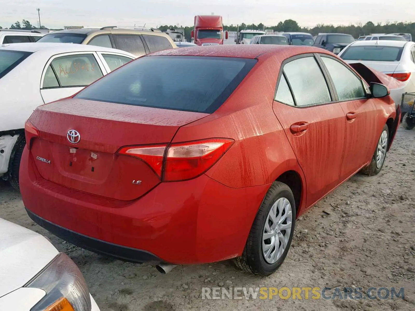 4 Photograph of a damaged car 5YFBURHE6KP896251 TOYOTA COROLLA 2019