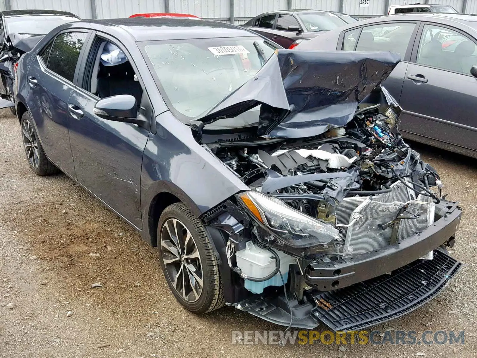 1 Photograph of a damaged car 5YFBURHE6KP900167 TOYOTA COROLLA 2019