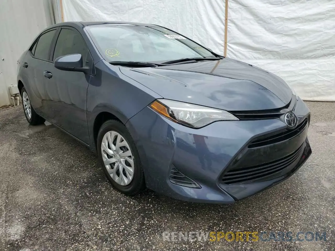 1 Photograph of a damaged car 5YFBURHE6KP900203 TOYOTA COROLLA 2019