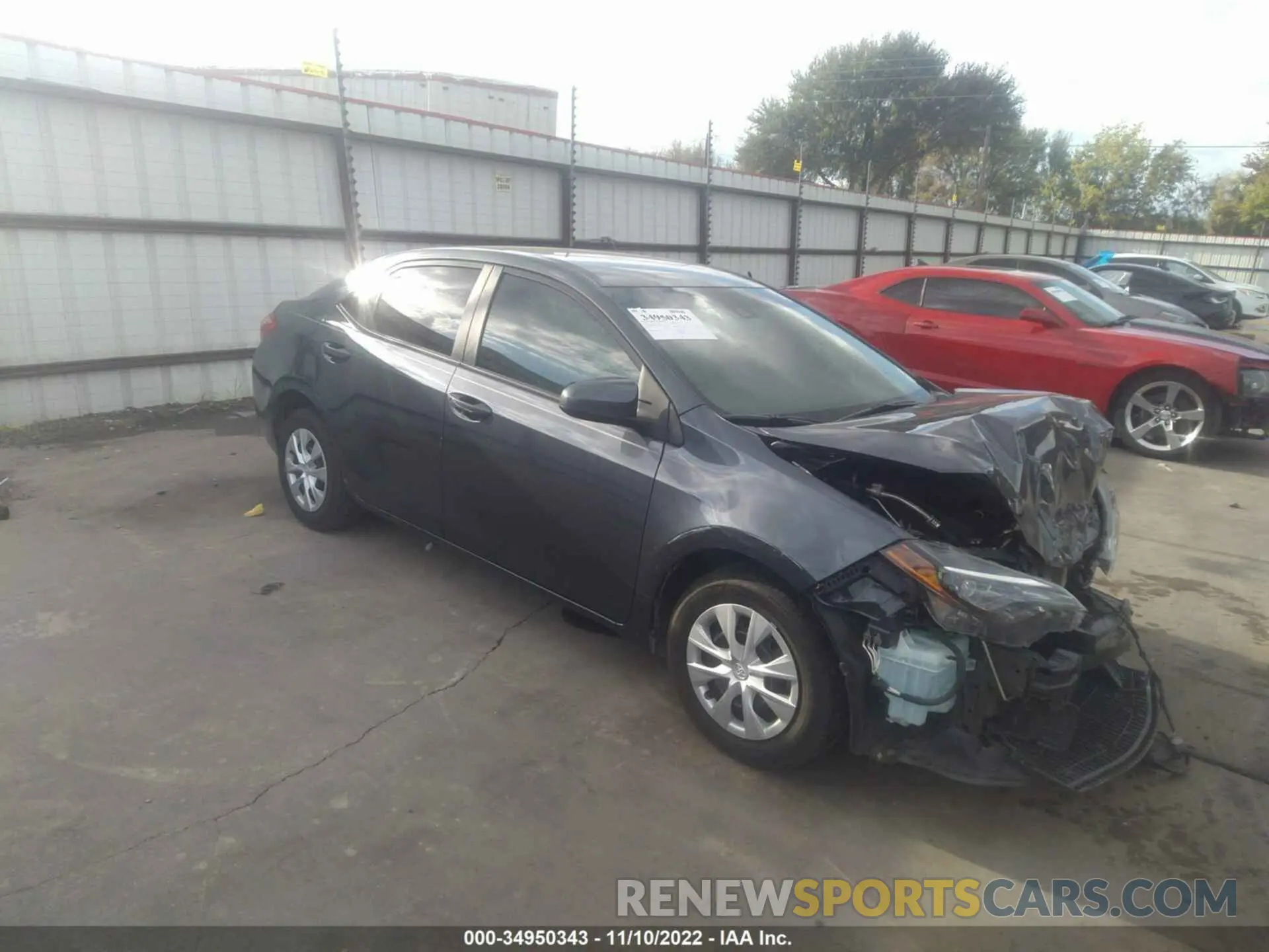 1 Photograph of a damaged car 5YFBURHE6KP908253 TOYOTA COROLLA 2019