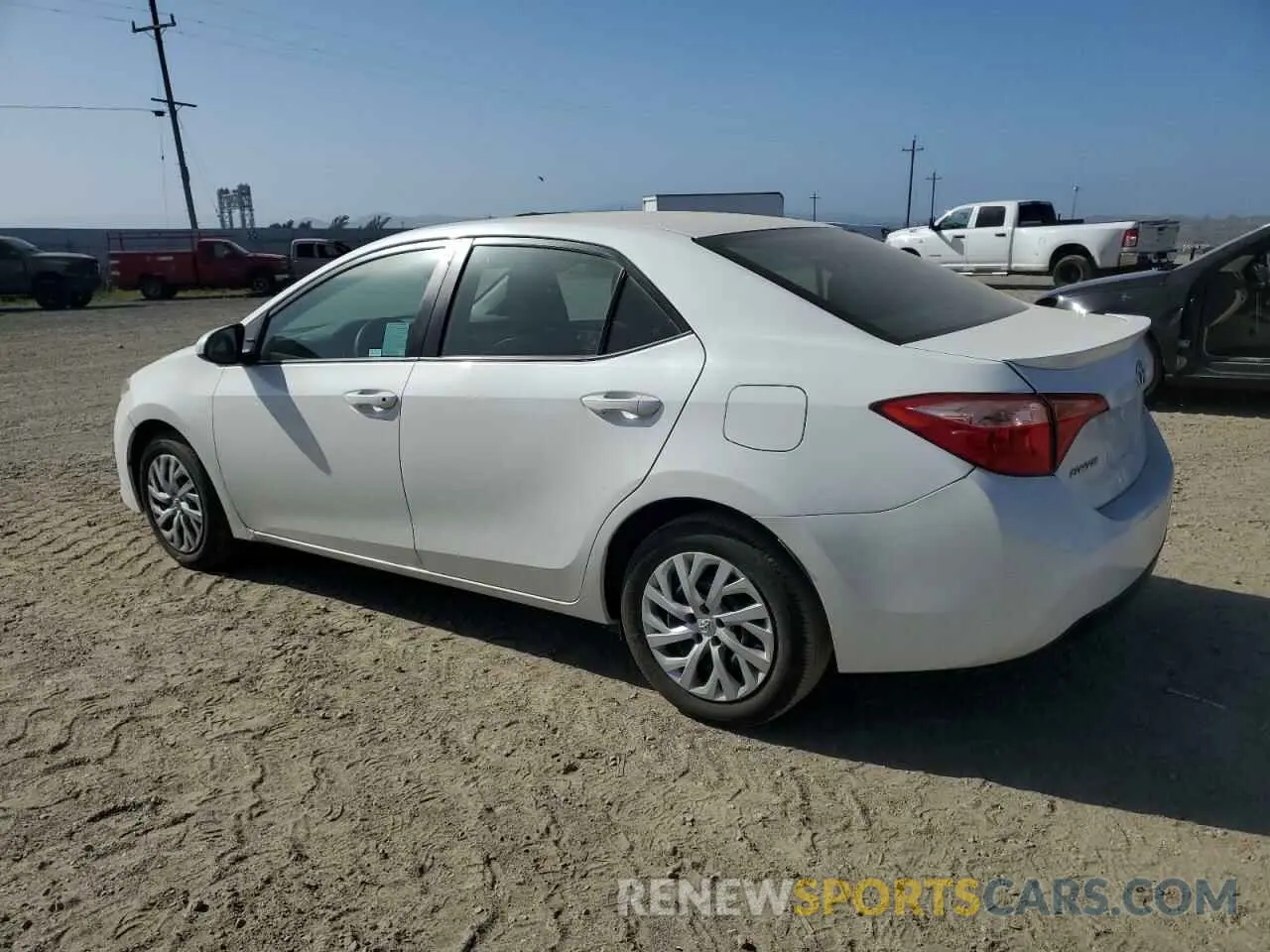 2 Photograph of a damaged car 5YFBURHE6KP919026 TOYOTA COROLLA 2019