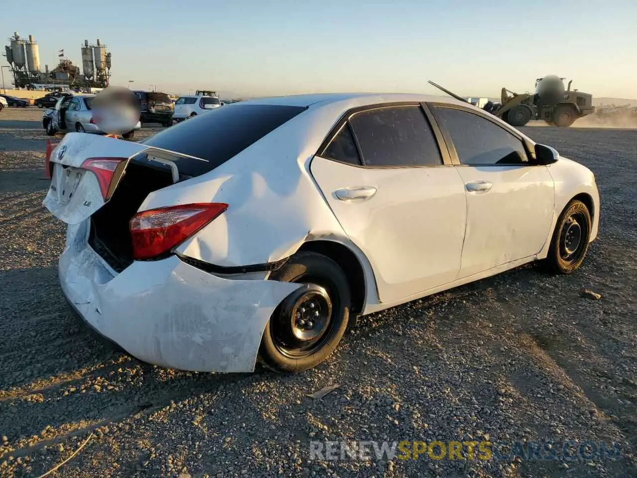3 Photograph of a damaged car 5YFBURHE6KP922119 TOYOTA COROLLA 2019