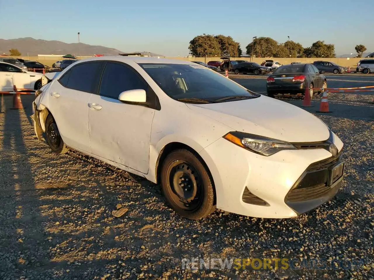 4 Photograph of a damaged car 5YFBURHE6KP922119 TOYOTA COROLLA 2019