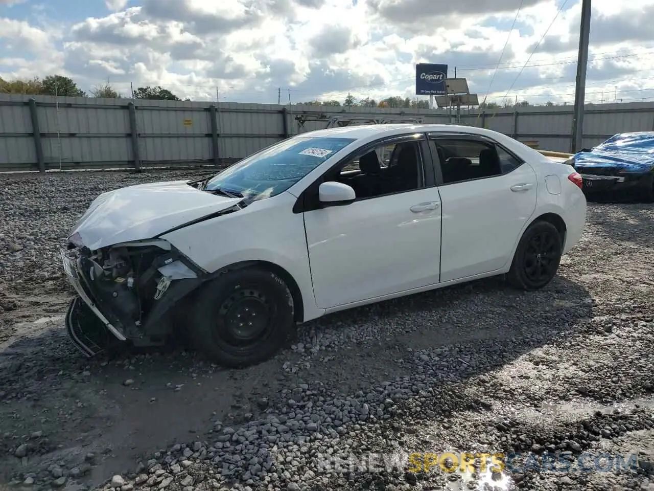 1 Фотография поврежденного автомобиля 5YFBURHE6KP922461 TOYOTA COROLLA 2019