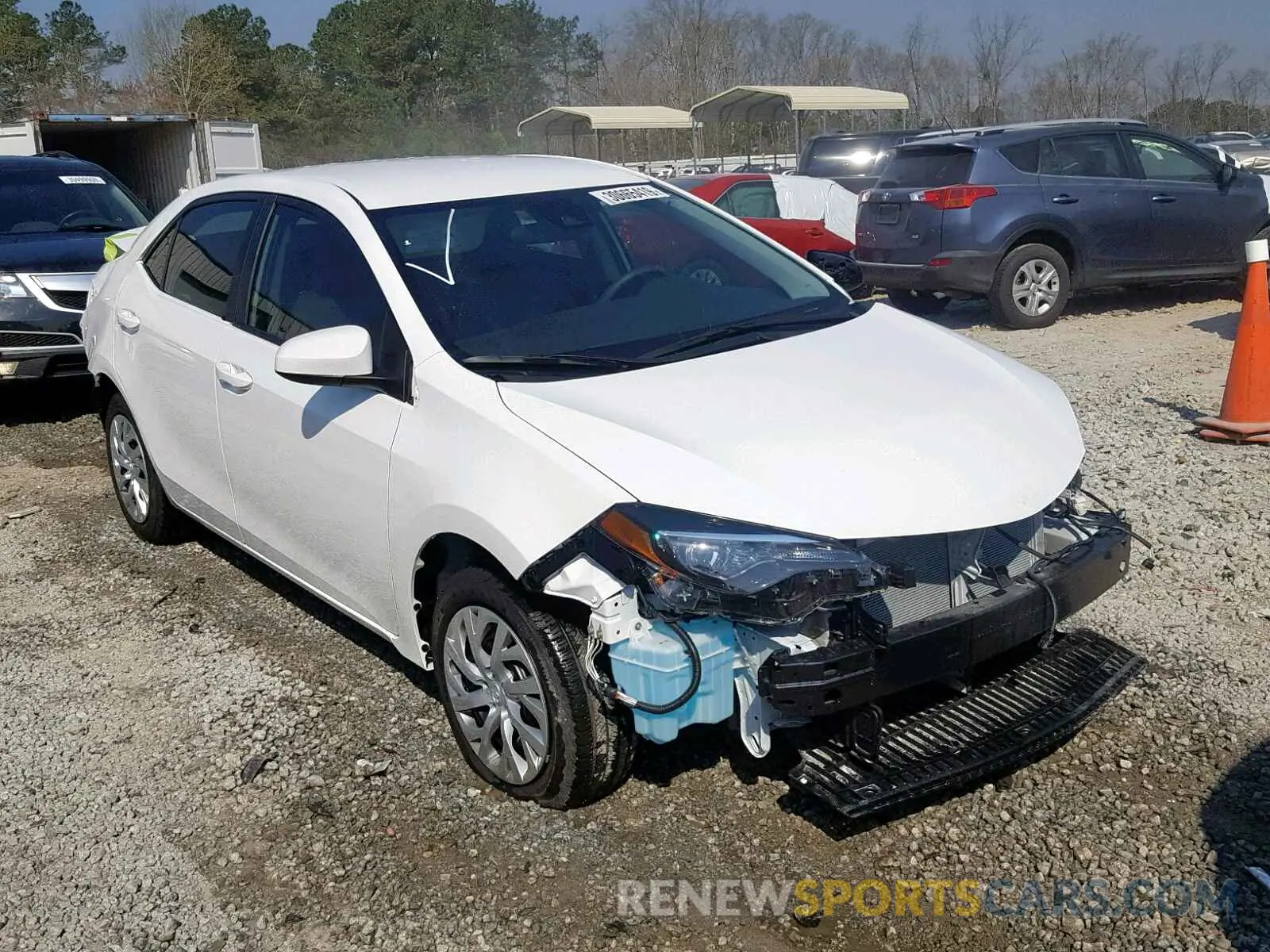 1 Photograph of a damaged car 5YFBURHE6KP924355 TOYOTA COROLLA 2019