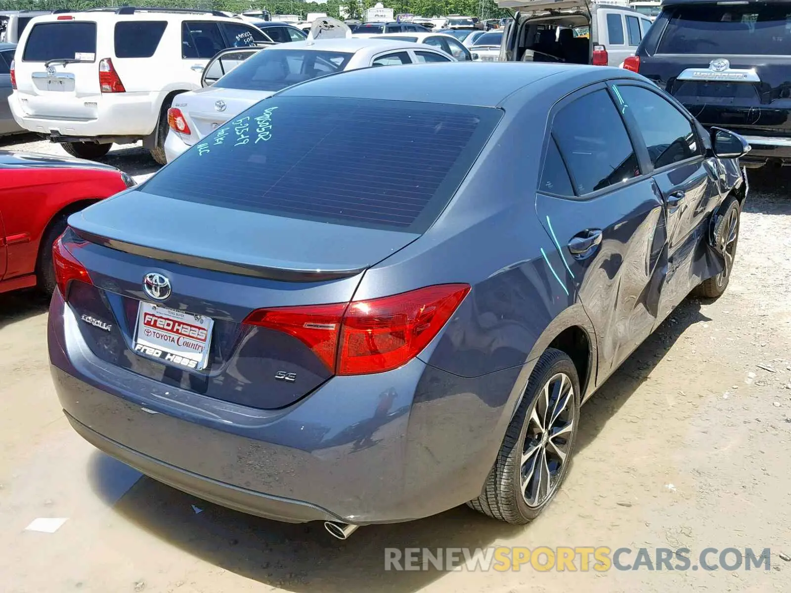 4 Photograph of a damaged car 5YFBURHE6KP929023 TOYOTA COROLLA 2019