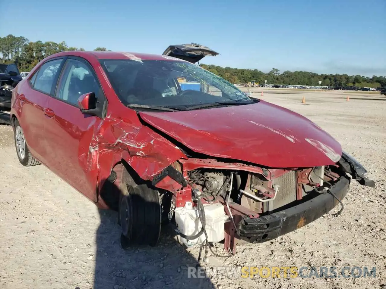 8 Photograph of a damaged car 5YFBURHE6KP930639 TOYOTA COROLLA 2019