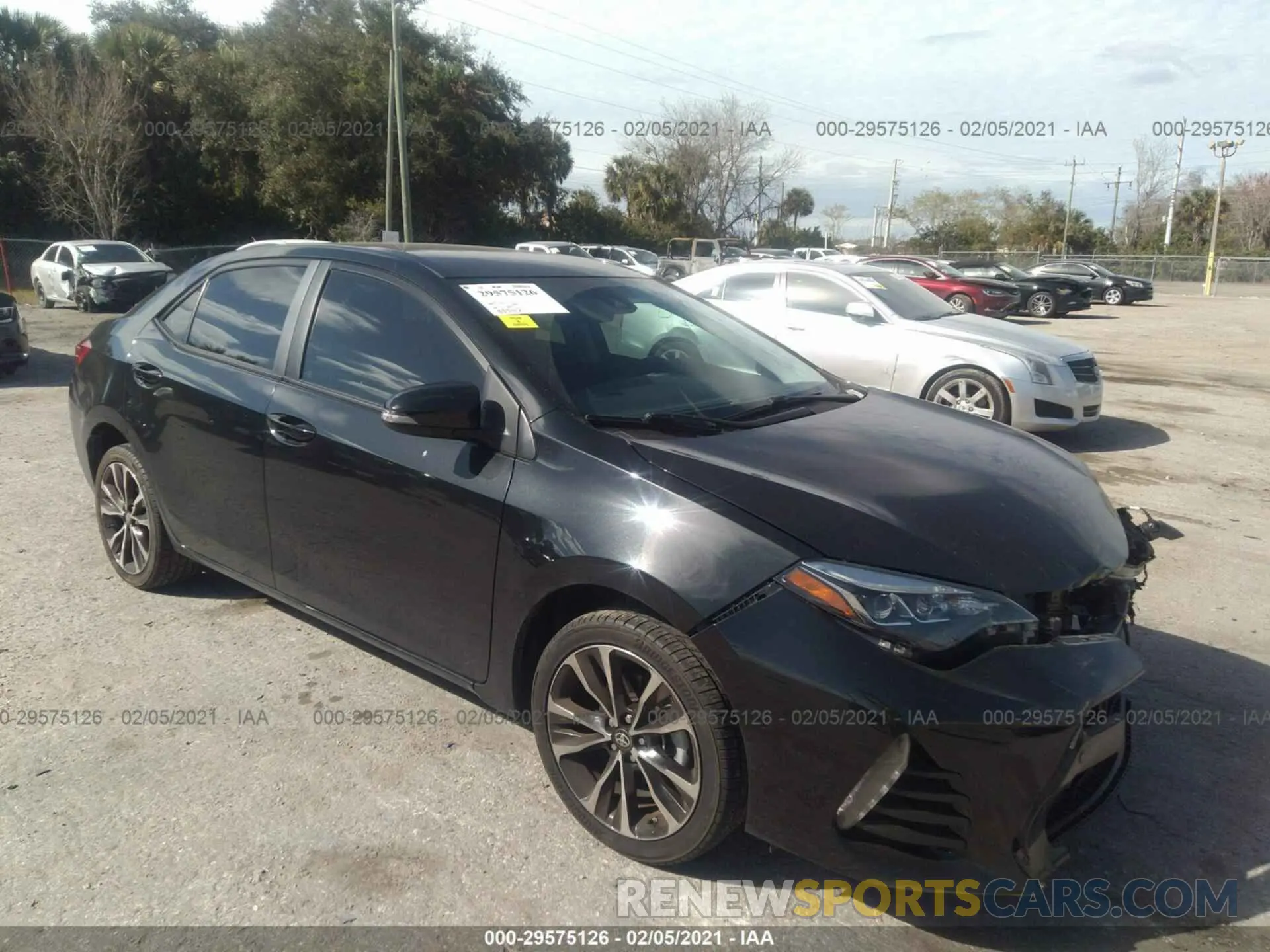 1 Photograph of a damaged car 5YFBURHE6KP930799 TOYOTA COROLLA 2019