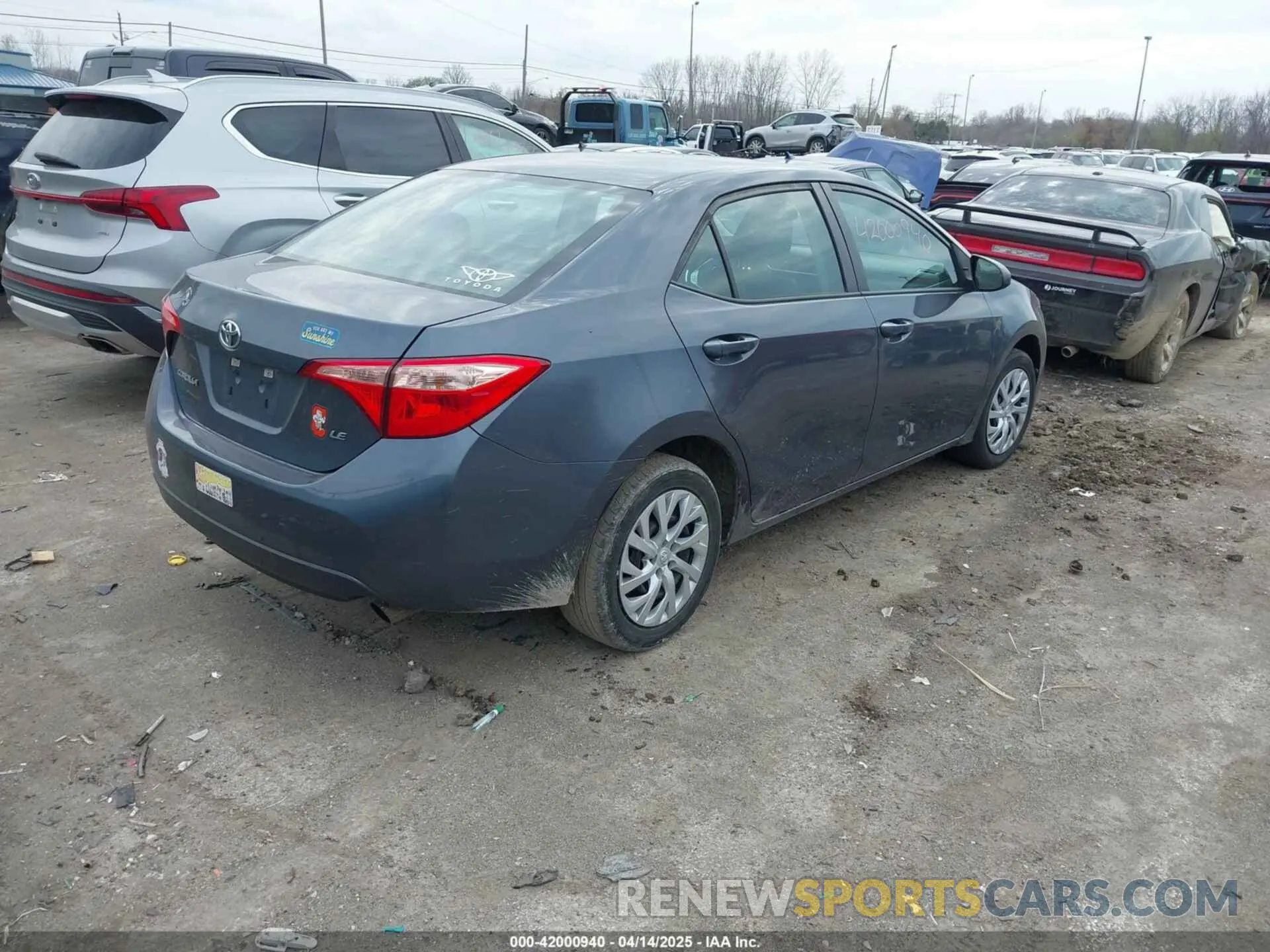4 Фотография поврежденного автомобиля 5YFBURHE6KP934951 TOYOTA COROLLA 2019