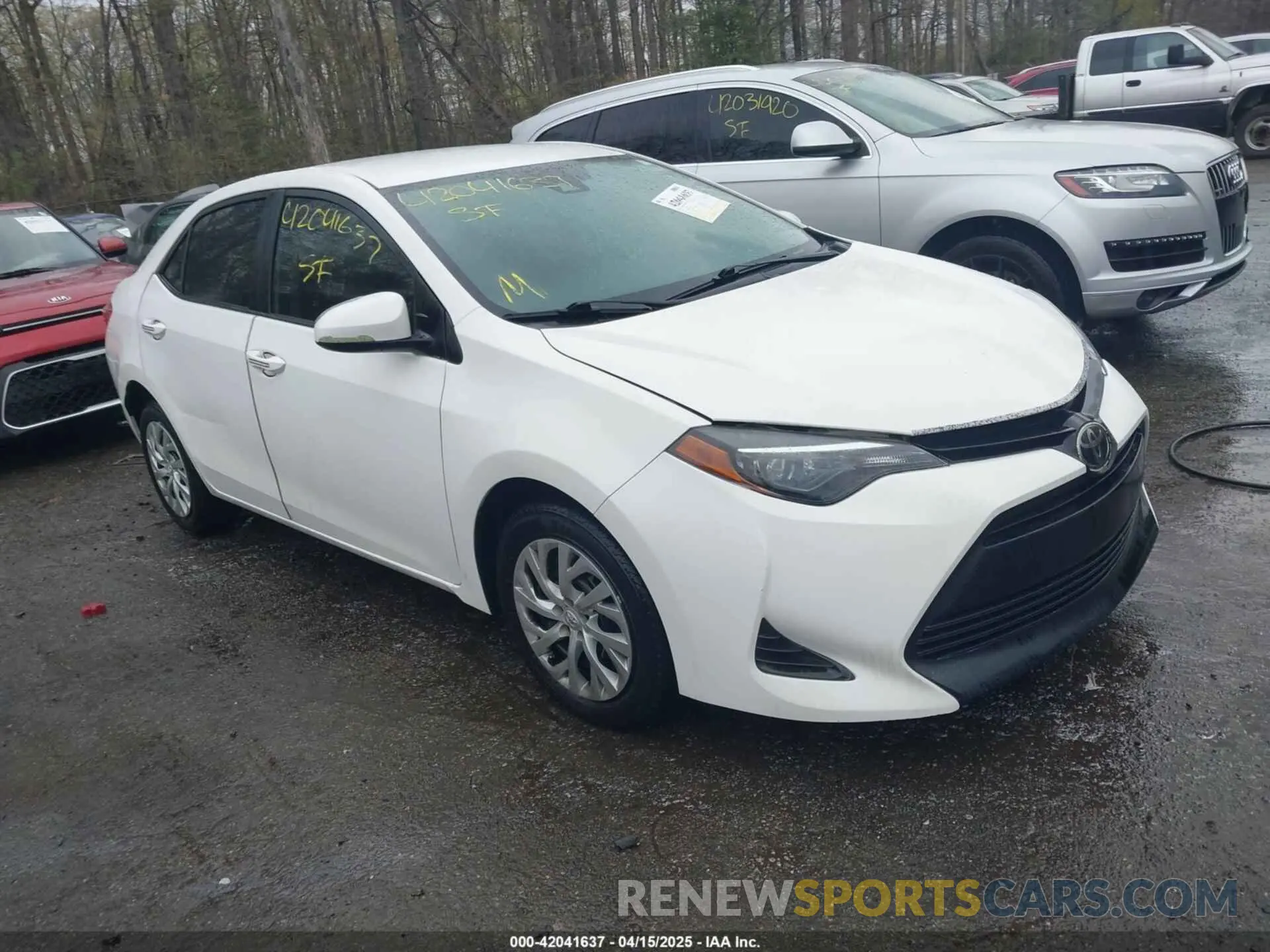 1 Photograph of a damaged car 5YFBURHE6KP937090 TOYOTA COROLLA 2019