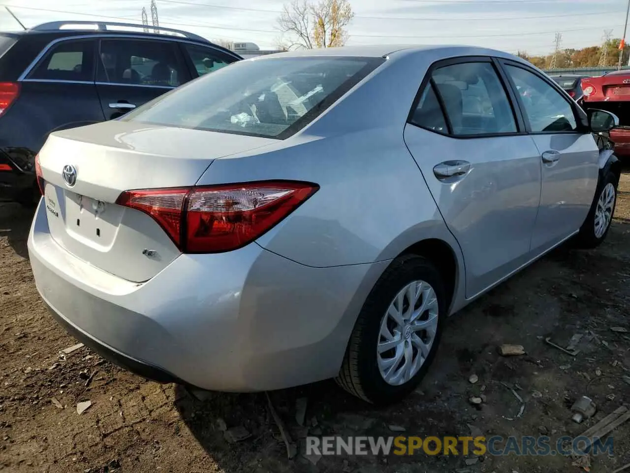 4 Photograph of a damaged car 5YFBURHE6KP941236 TOYOTA COROLLA 2019