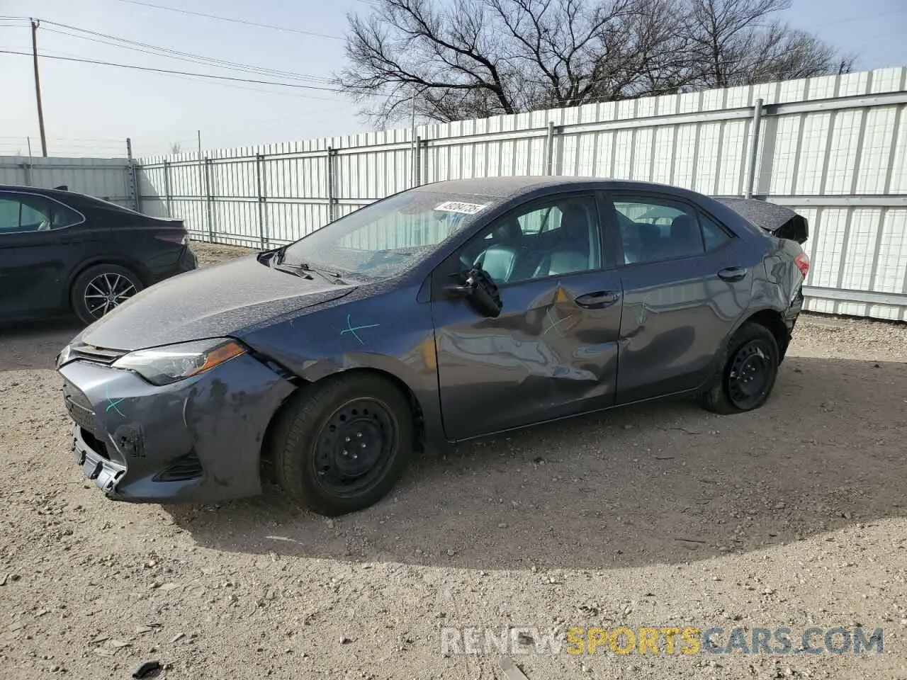 1 Photograph of a damaged car 5YFBURHE6KP949417 TOYOTA COROLLA 2019