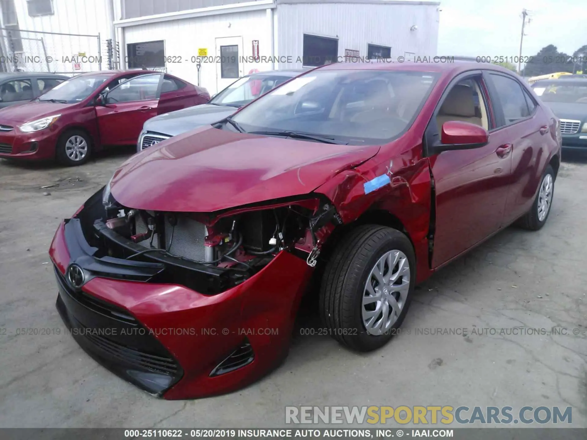 2 Photograph of a damaged car 5YFBURHE7KP856924 TOYOTA COROLLA 2019