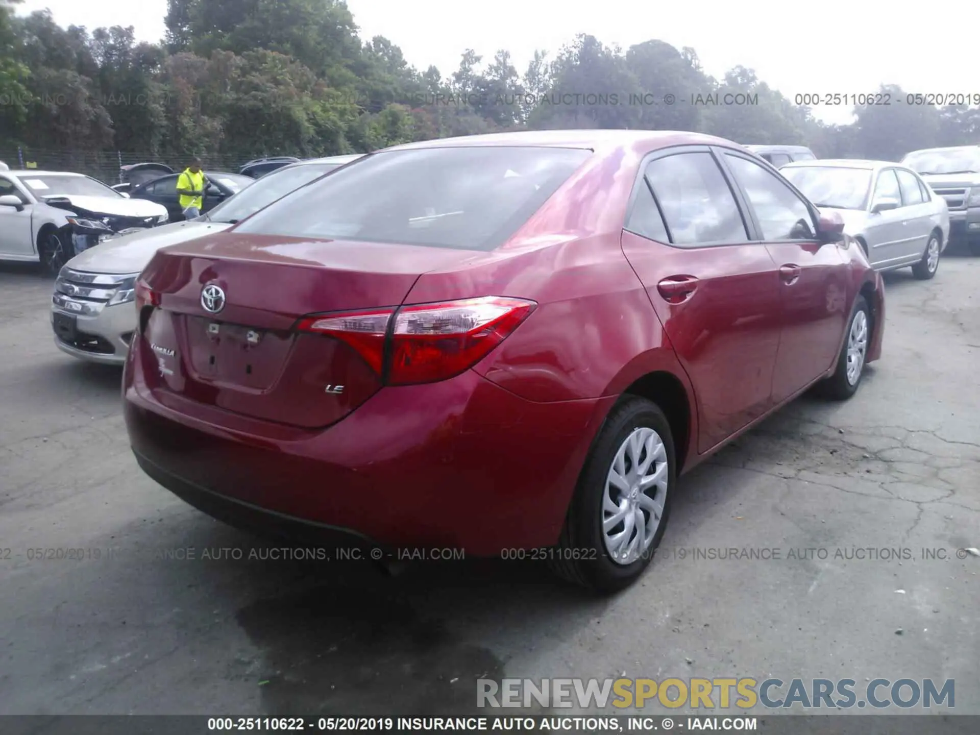 4 Photograph of a damaged car 5YFBURHE7KP856924 TOYOTA COROLLA 2019