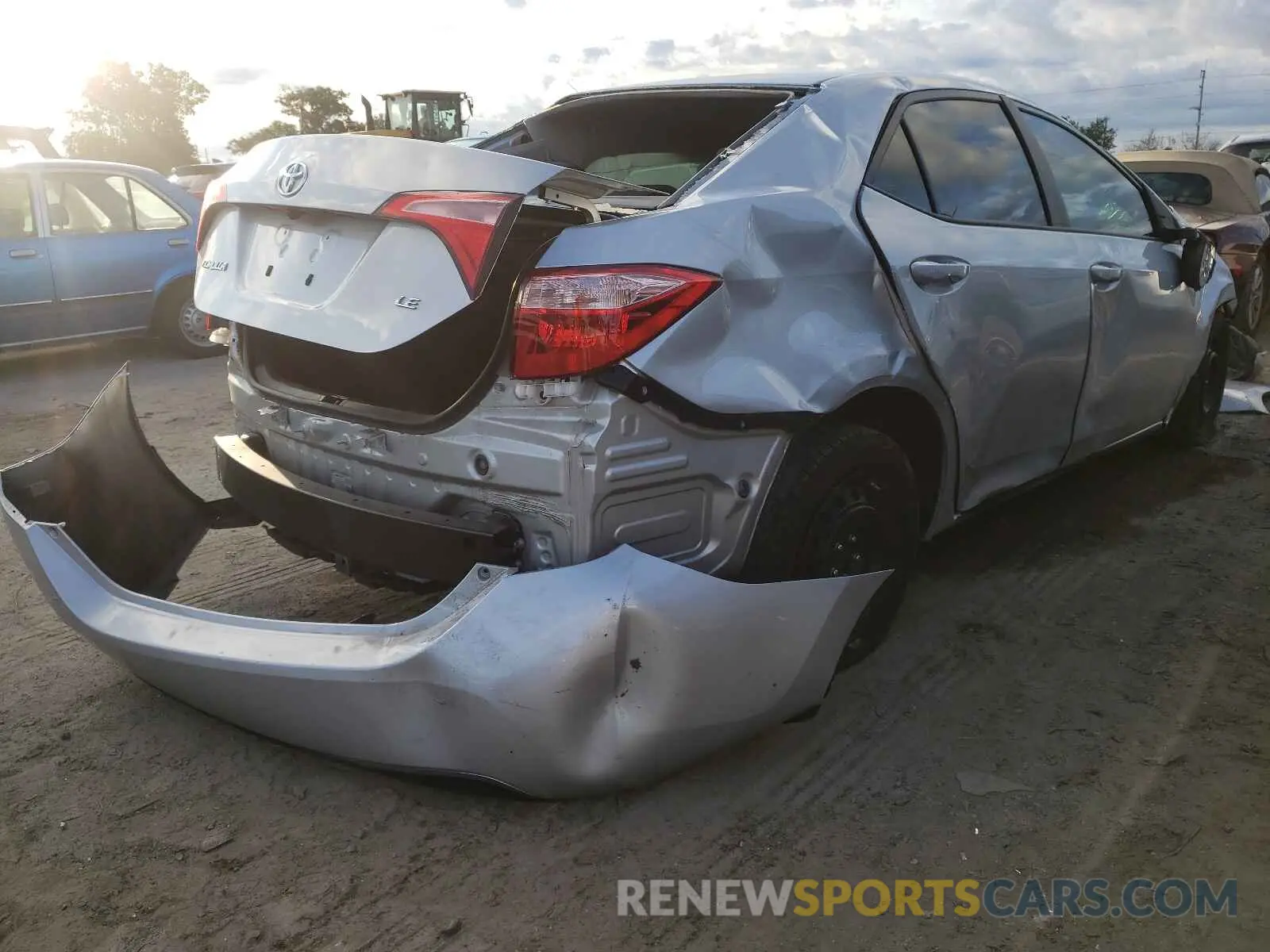 4 Photograph of a damaged car 5YFBURHE7KP858107 TOYOTA COROLLA 2019