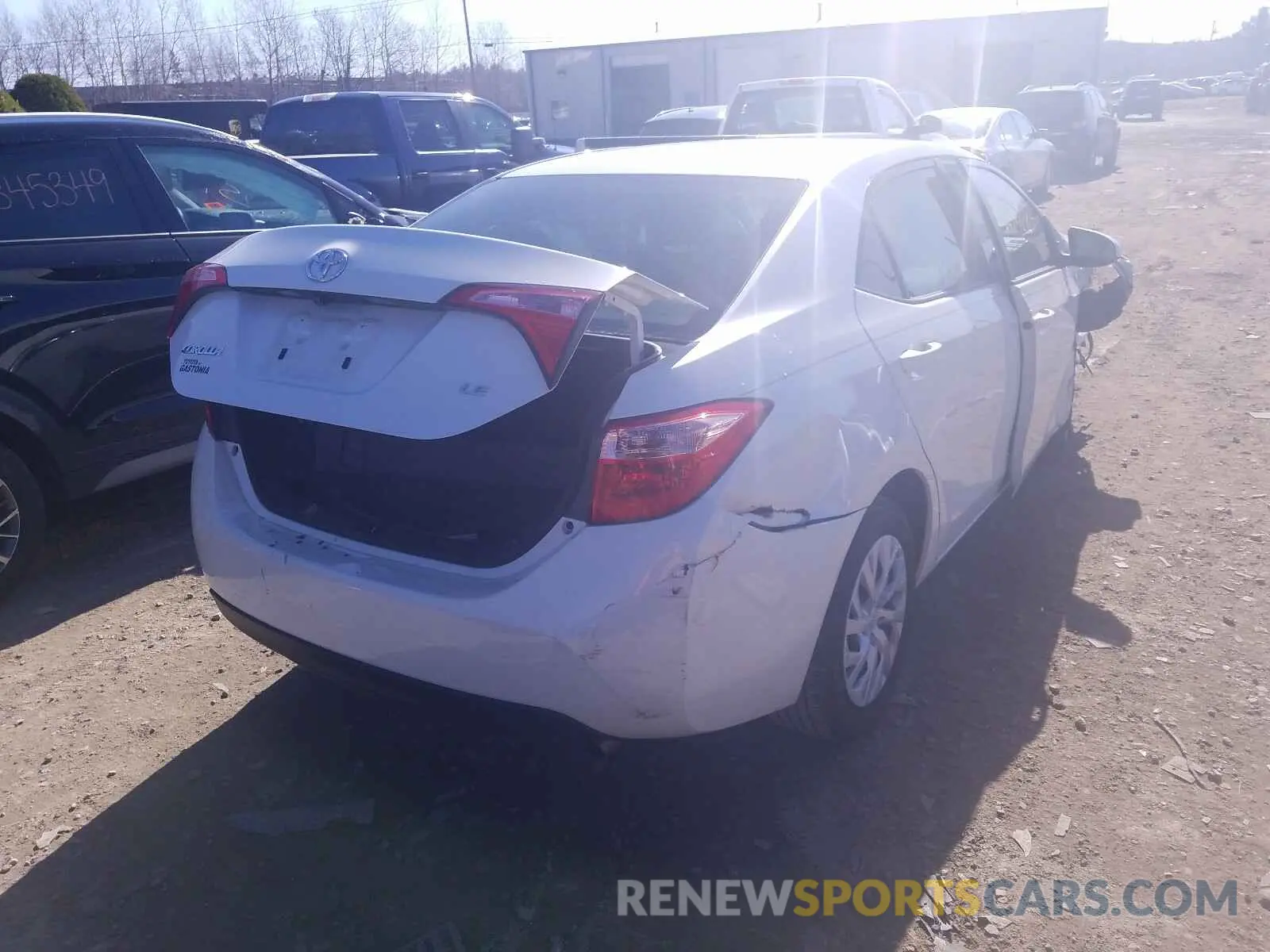 4 Photograph of a damaged car 5YFBURHE7KP859578 TOYOTA COROLLA 2019