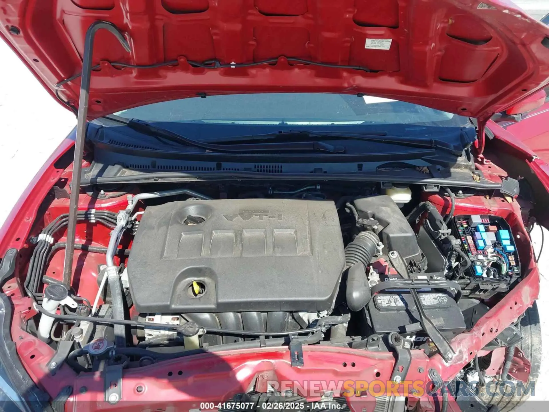 10 Photograph of a damaged car 5YFBURHE7KP867213 TOYOTA COROLLA 2019