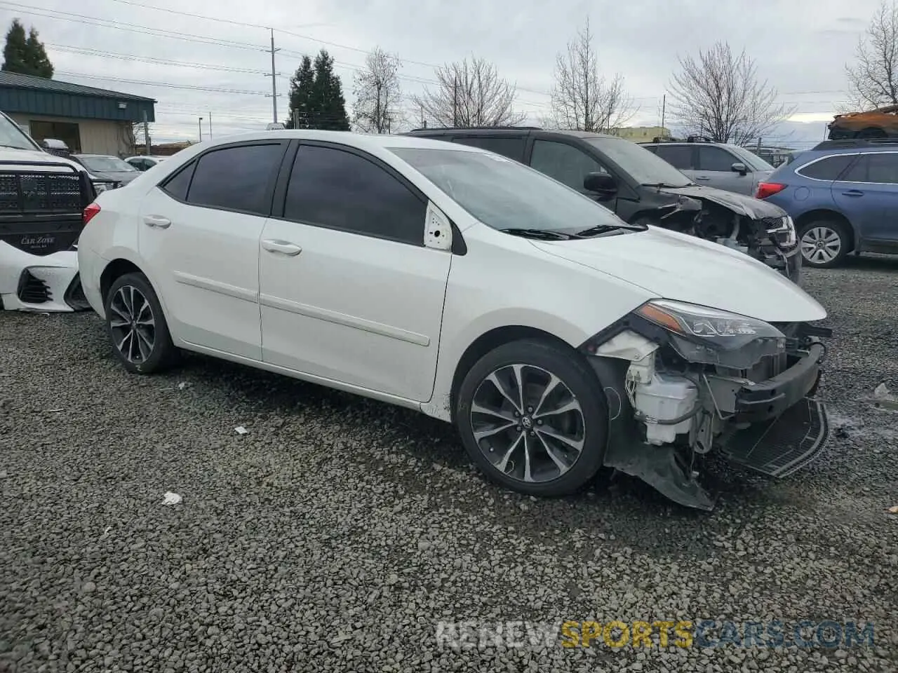 4 Photograph of a damaged car 5YFBURHE7KP873092 TOYOTA COROLLA 2019
